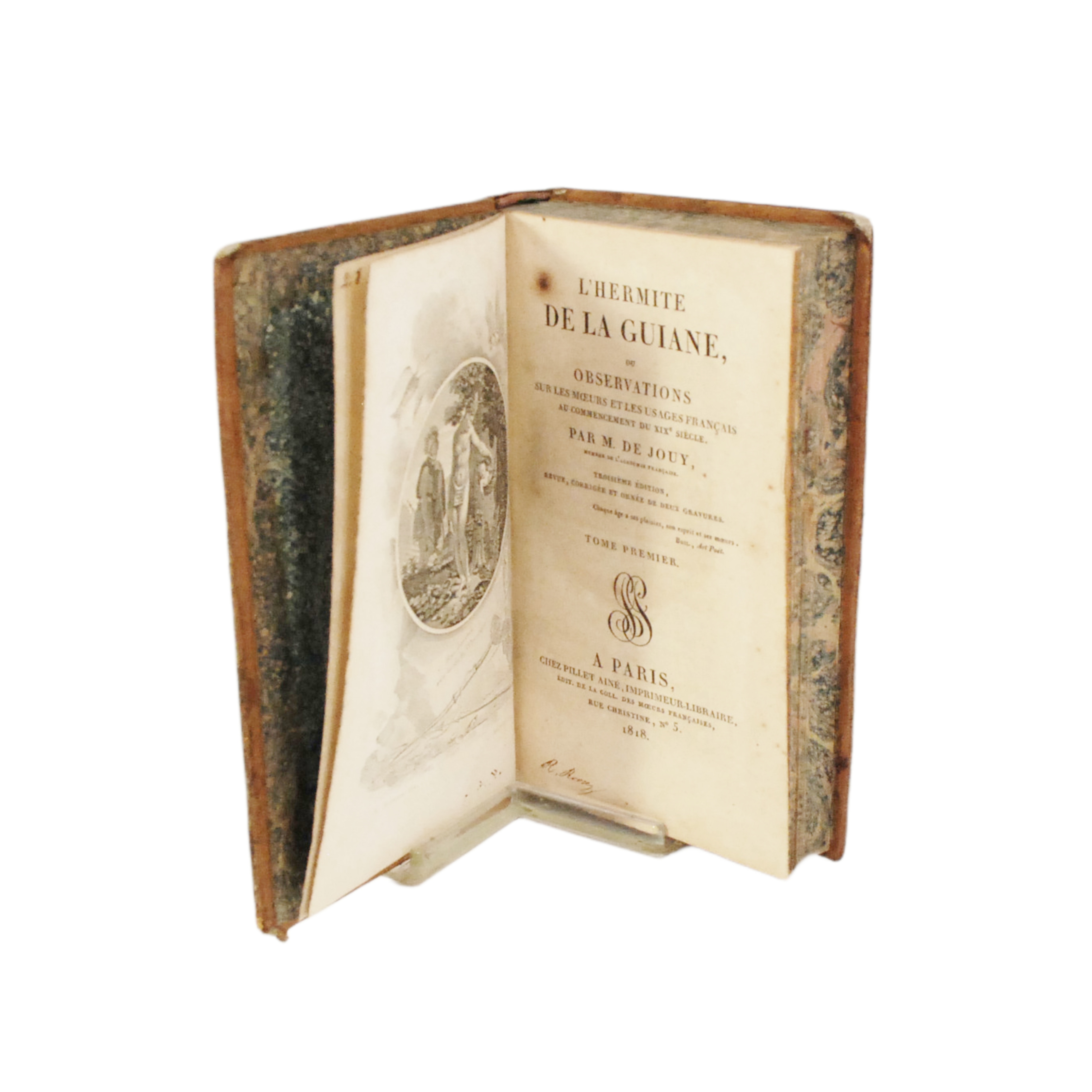 ÉTIENNE DE JOUY - L'HERMITE DE LA GUIANE (3 VOLS) - 1818