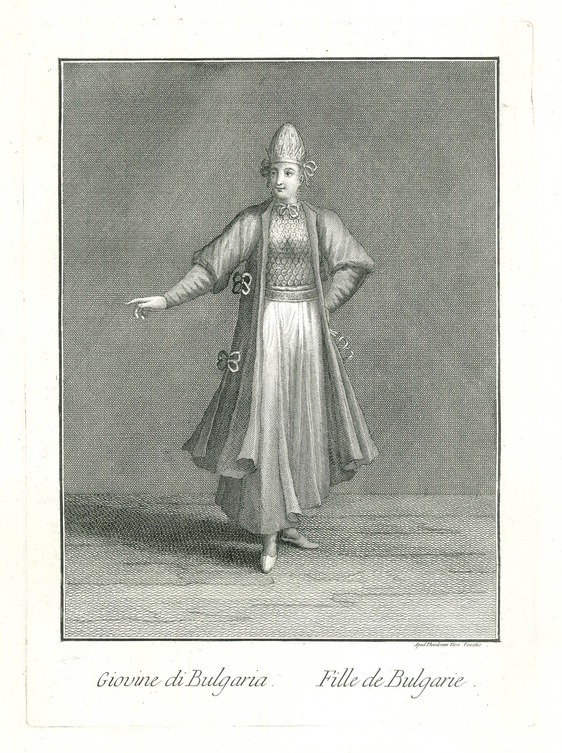 TEODORO VIERO - GIOVINE DI BULGARIA /  FILLE DE BULGARIE - 1791