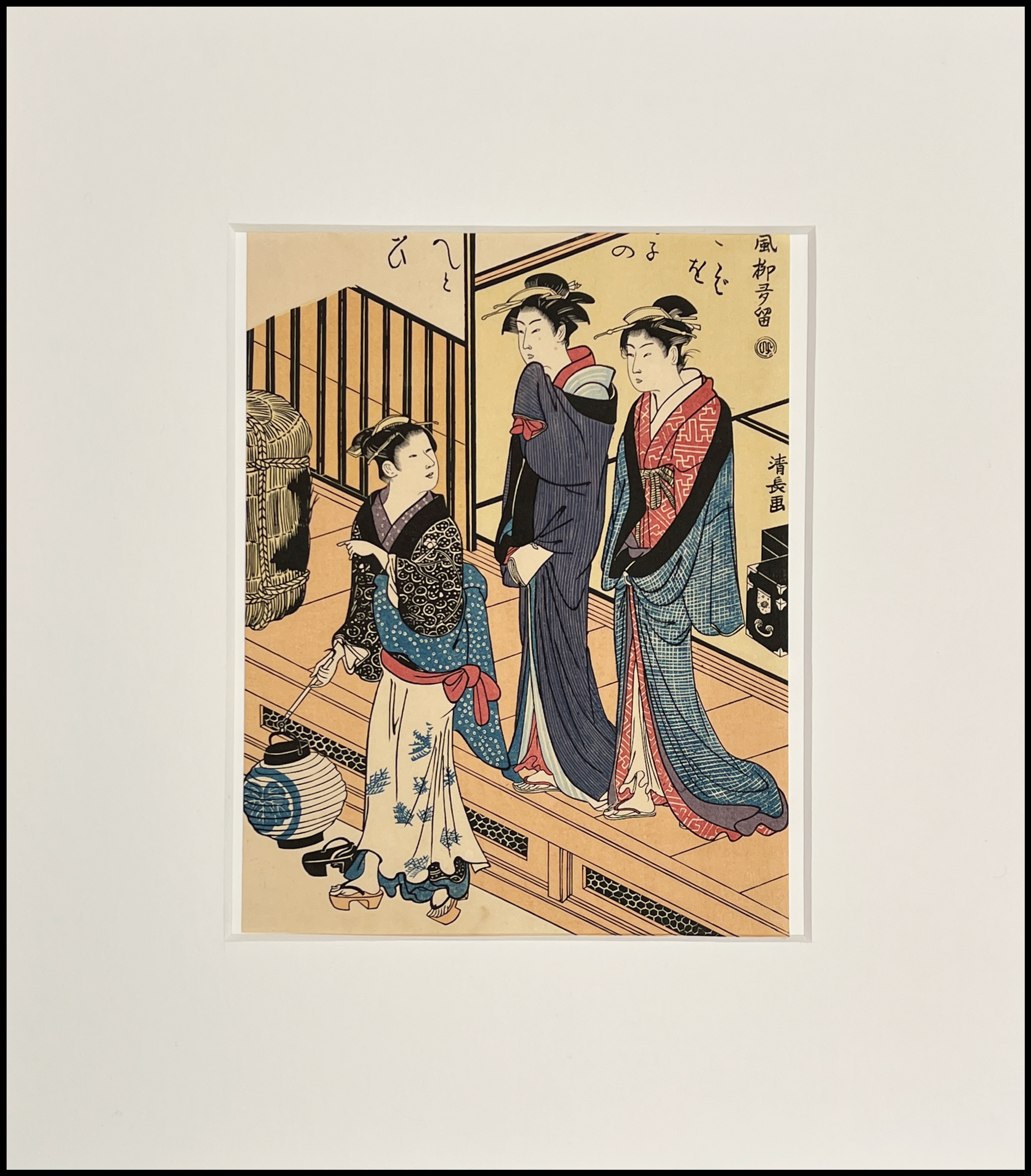 TORII KIYONAGA  / GOYO - YANAGI TARU  - 1917