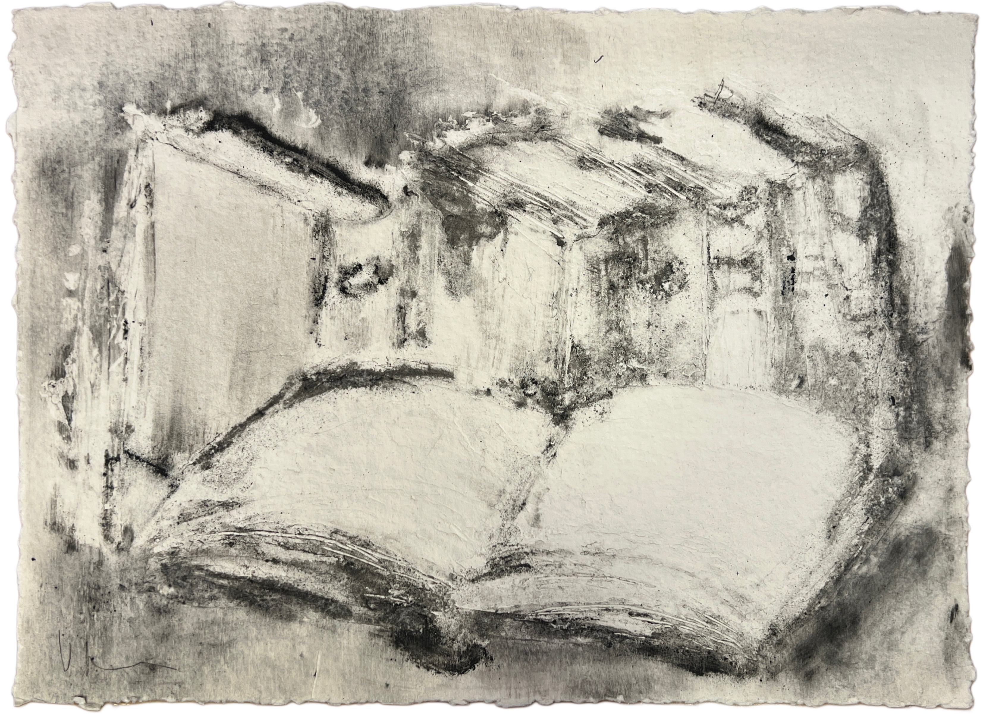 VENANCIO ARRIBAS - LIBROS (TÉCNICA MIXTA) - 2020