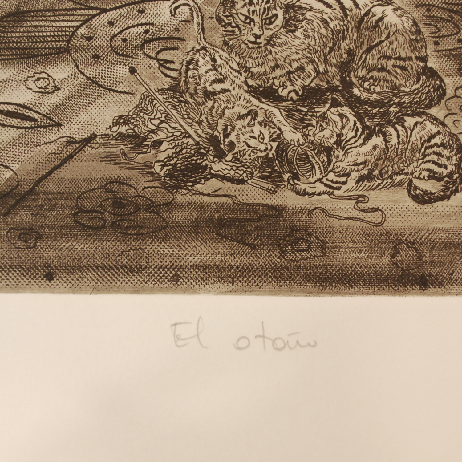 FRANÇOIS MARECHAL - EL OTOÑO (AGUAFUERTE) - 1990