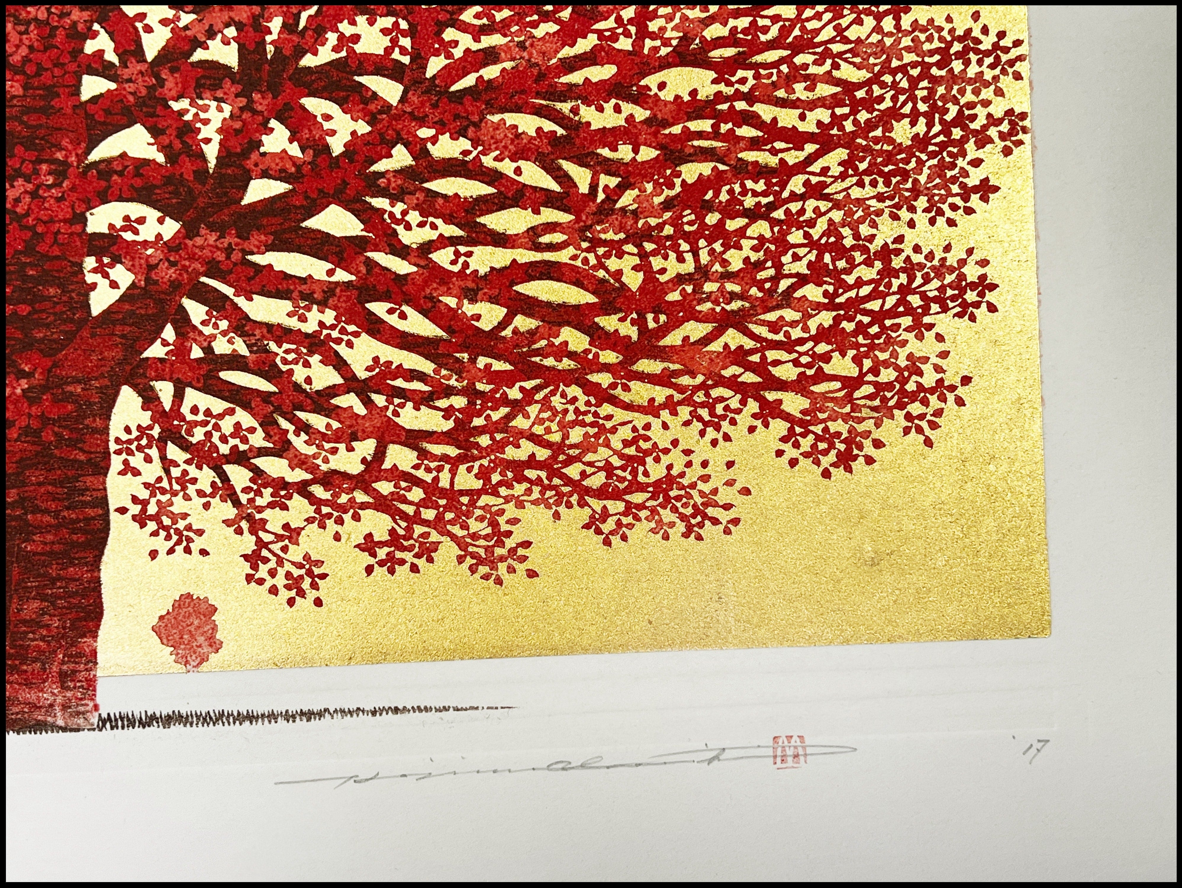 HAJIME NAMIKI -  DOGWOOD 11 (XILOGRAFÍA) - 2017