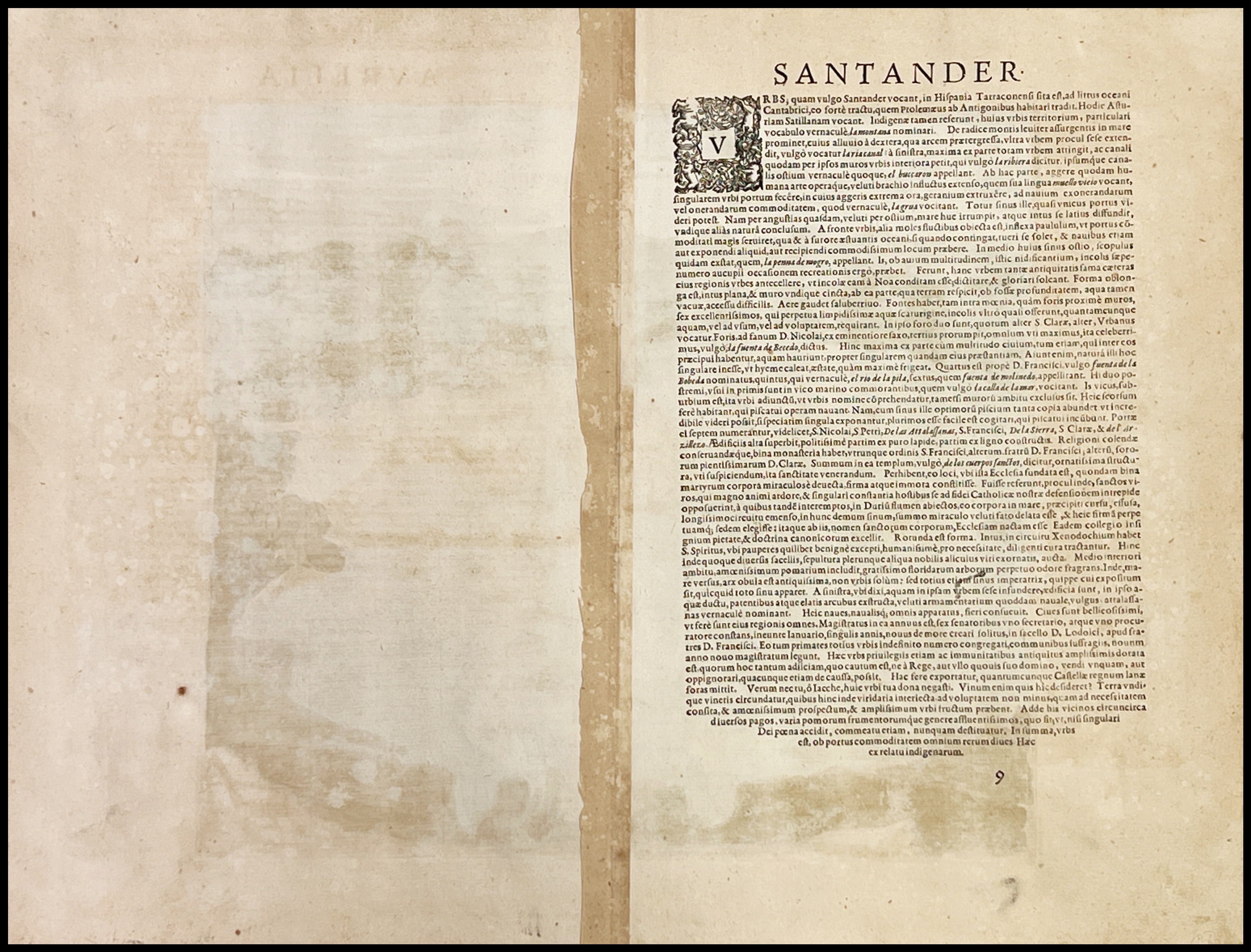 BRAUN & HOGENBERG - VISTA DE SANTANDER - 1623