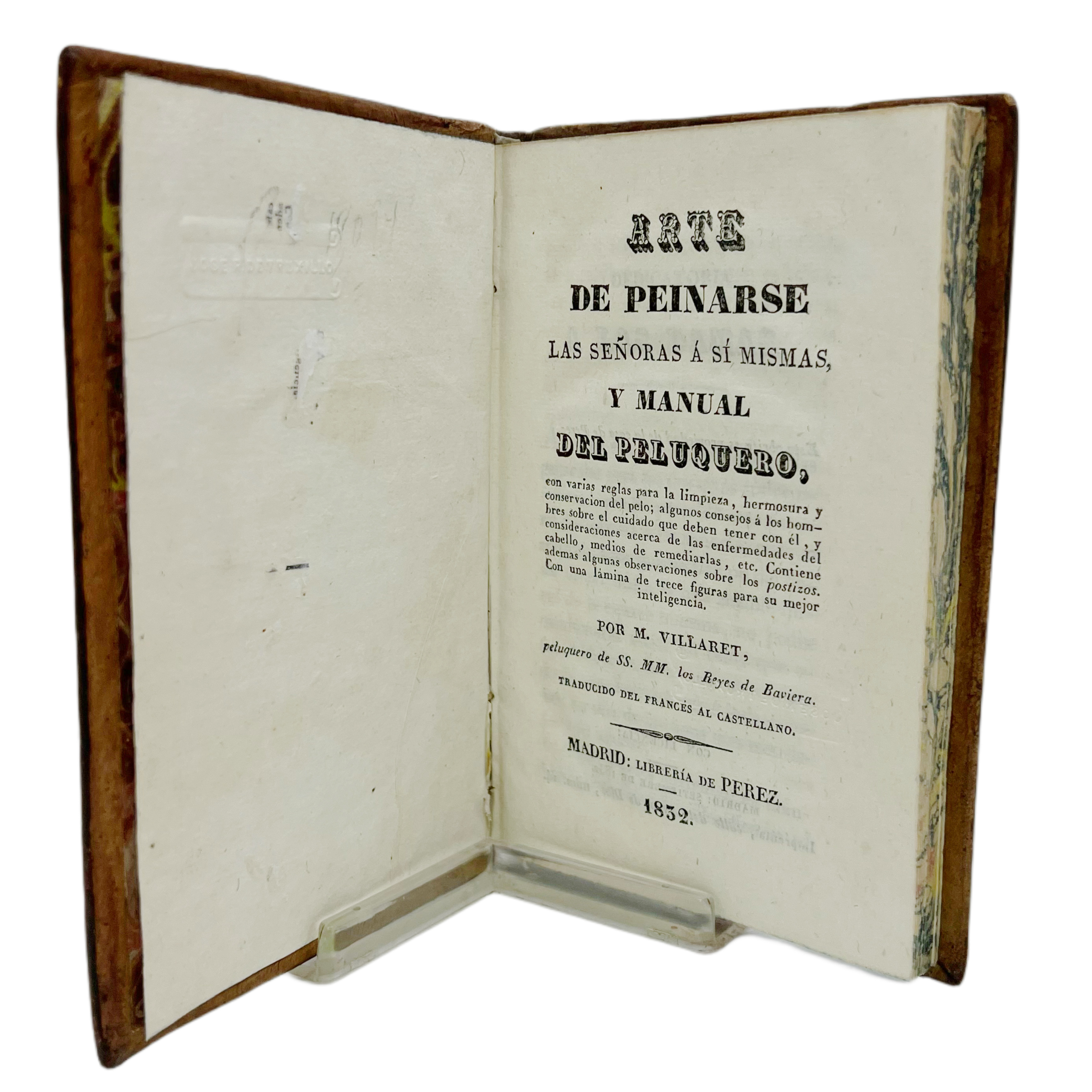 M. VILLARET - ARTE DE PEINARSE LAS SEÑORAS A SÍ MISMAS - 1832