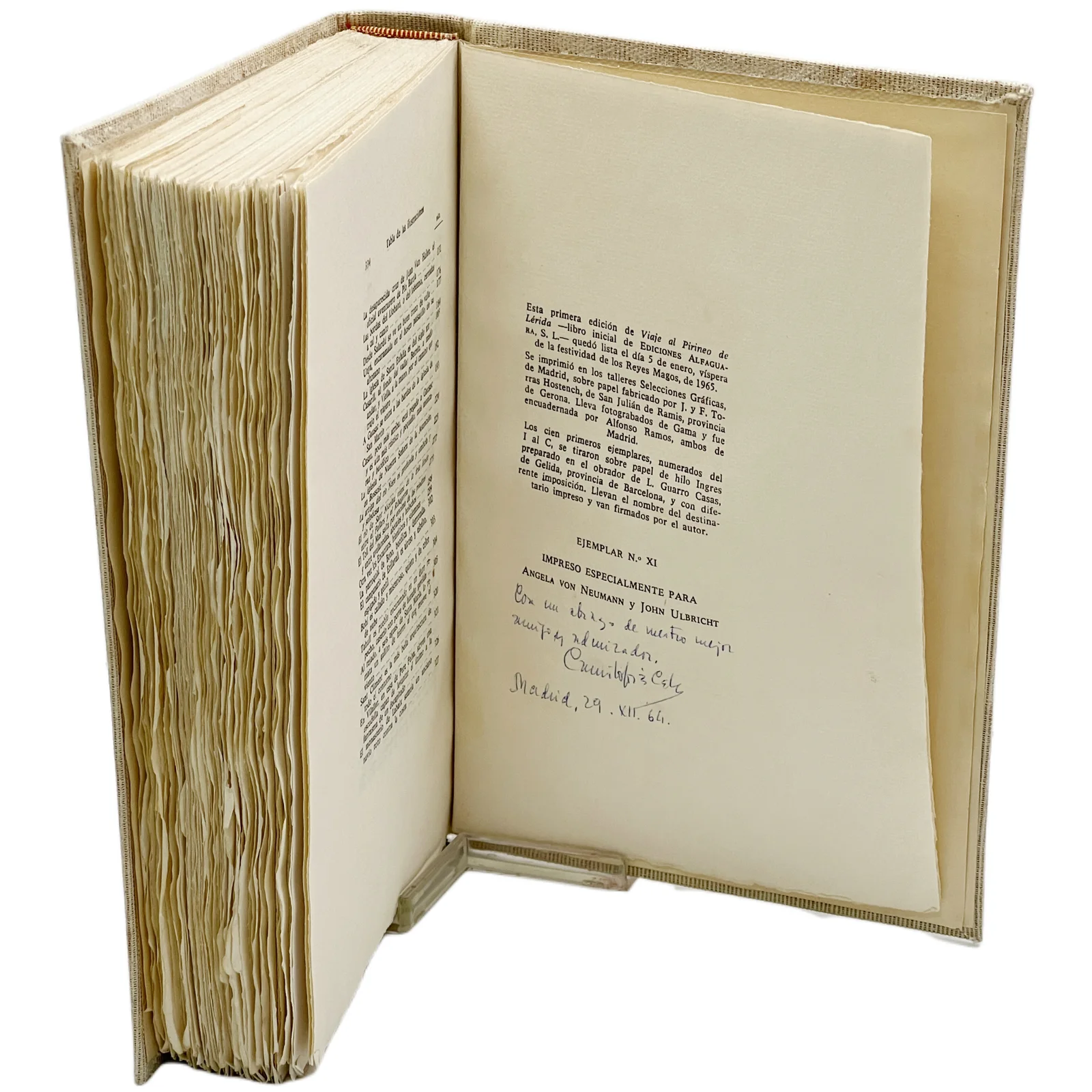 CAMILO JOSÉ CELA - VIAJE AL PIRINEO DE LÉRIDA - 1964