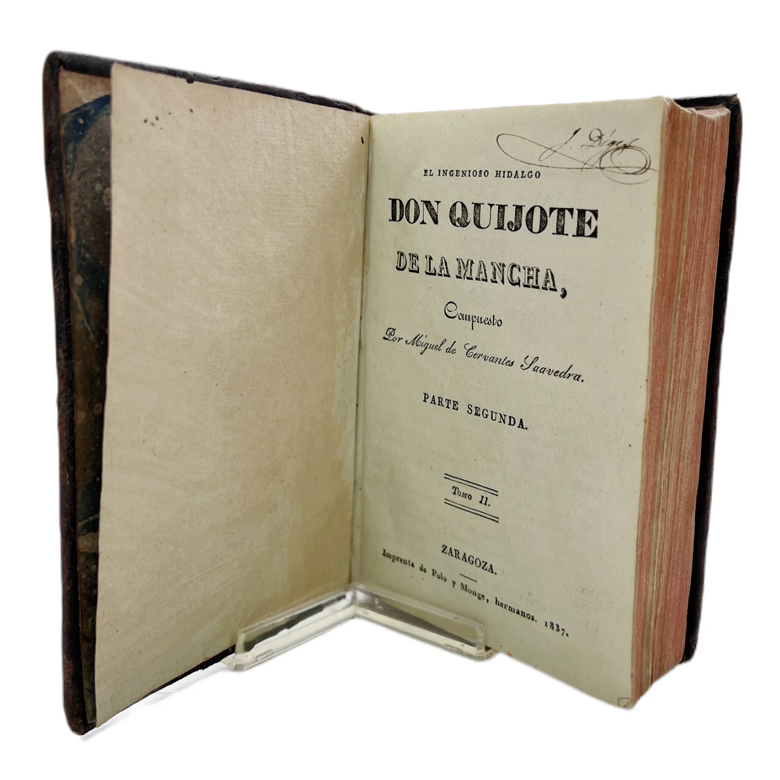 MIGUEL DE CERVANTES - DON QUIJOTE DE LA MANCHA - 1837