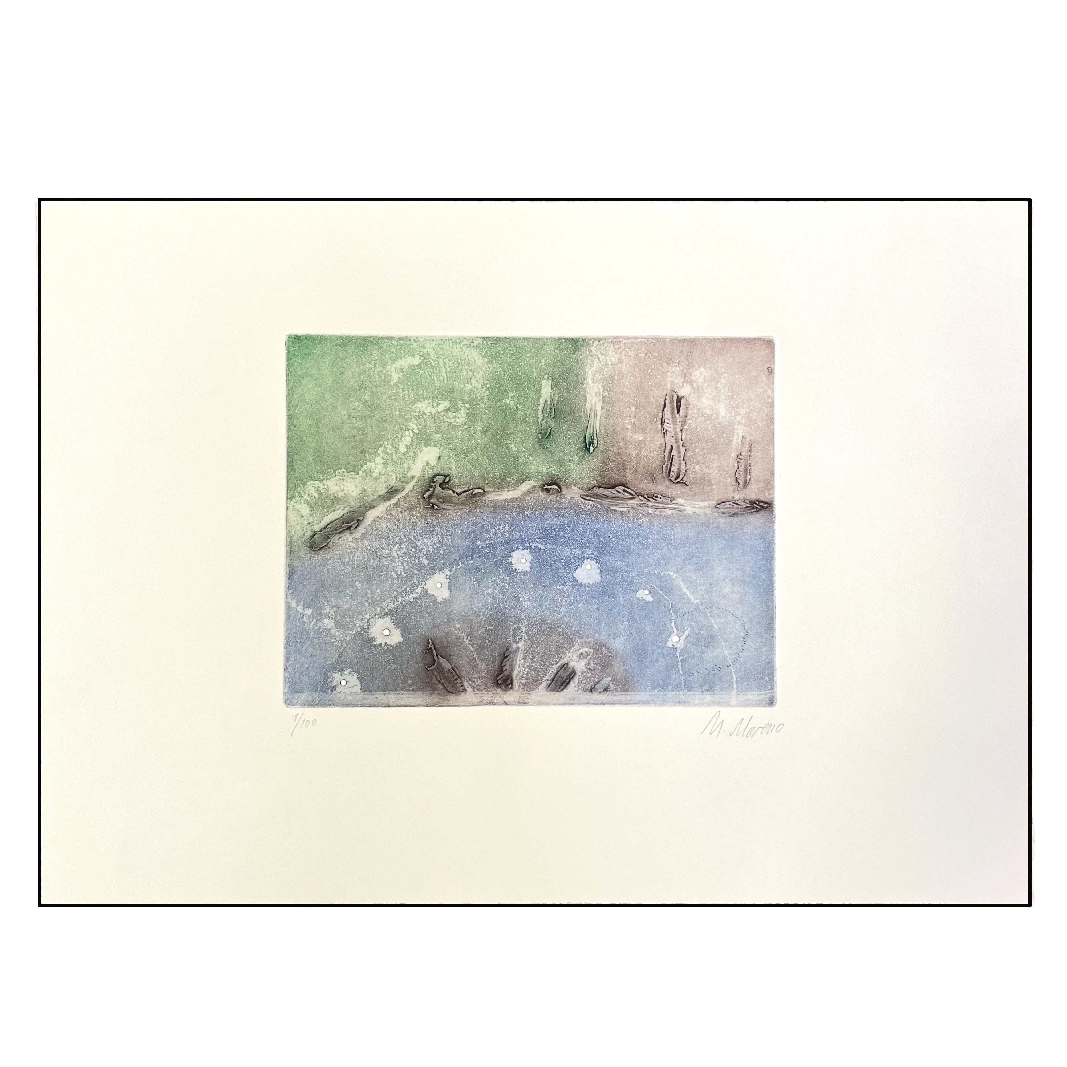 MANUEL MORENO - ABSTRACTO (AGUAFUERTE) - 2009