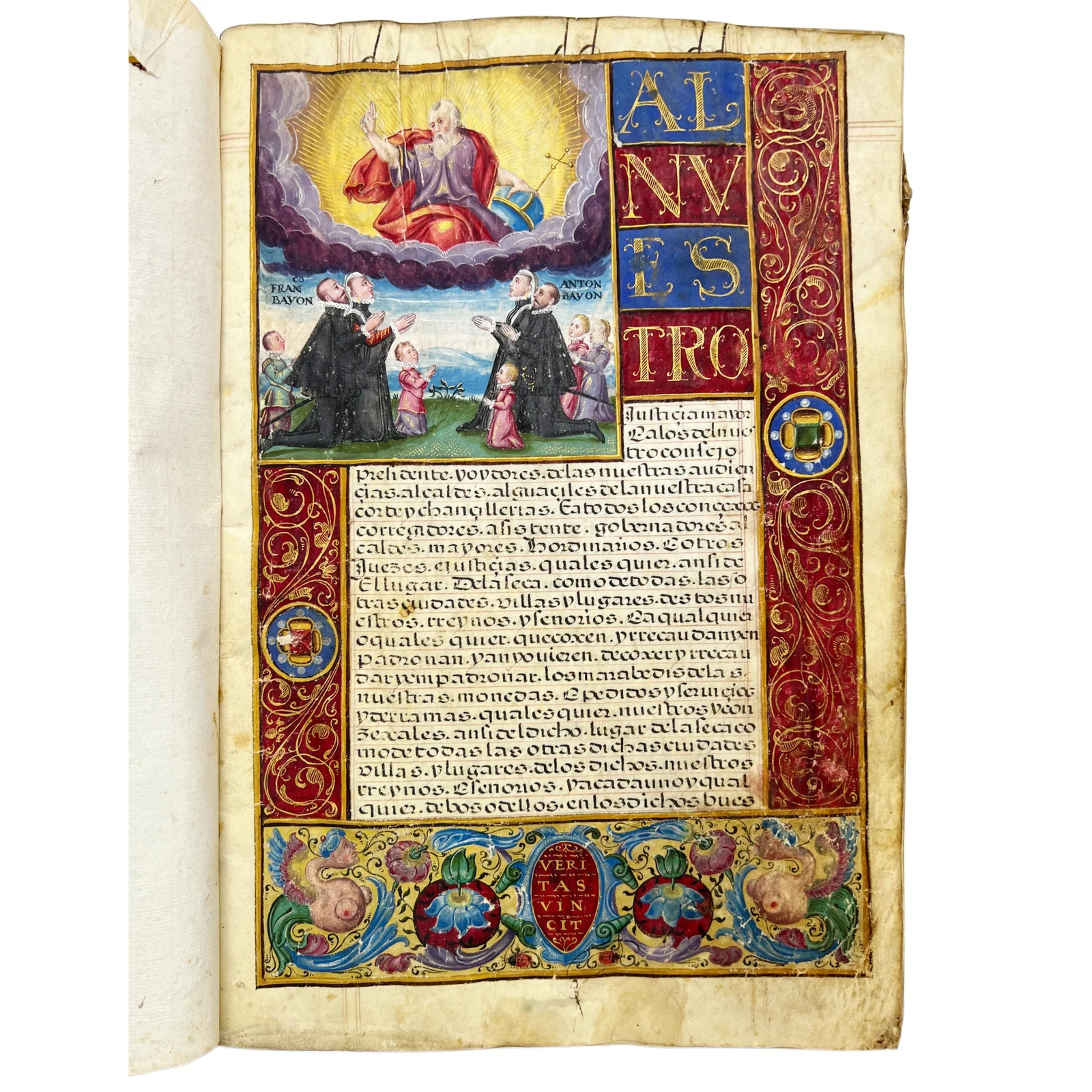 DIEGO BOYAN - EJECUTORIA DE HIDALGUIA - VALLADOLID 1576