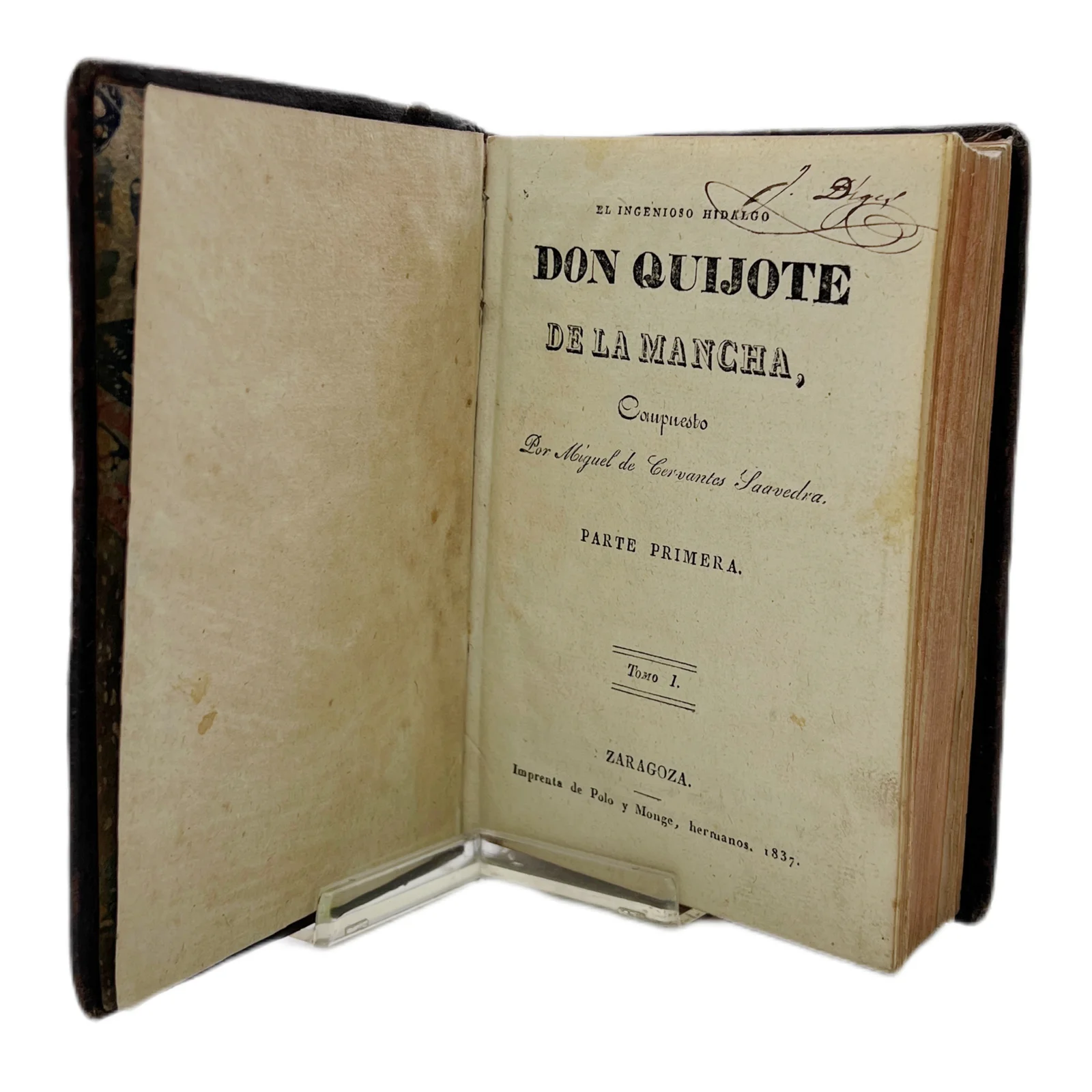 MIGUEL DE CERVANTES - DON QUIJOTE DE LA MANCHA - 1837
