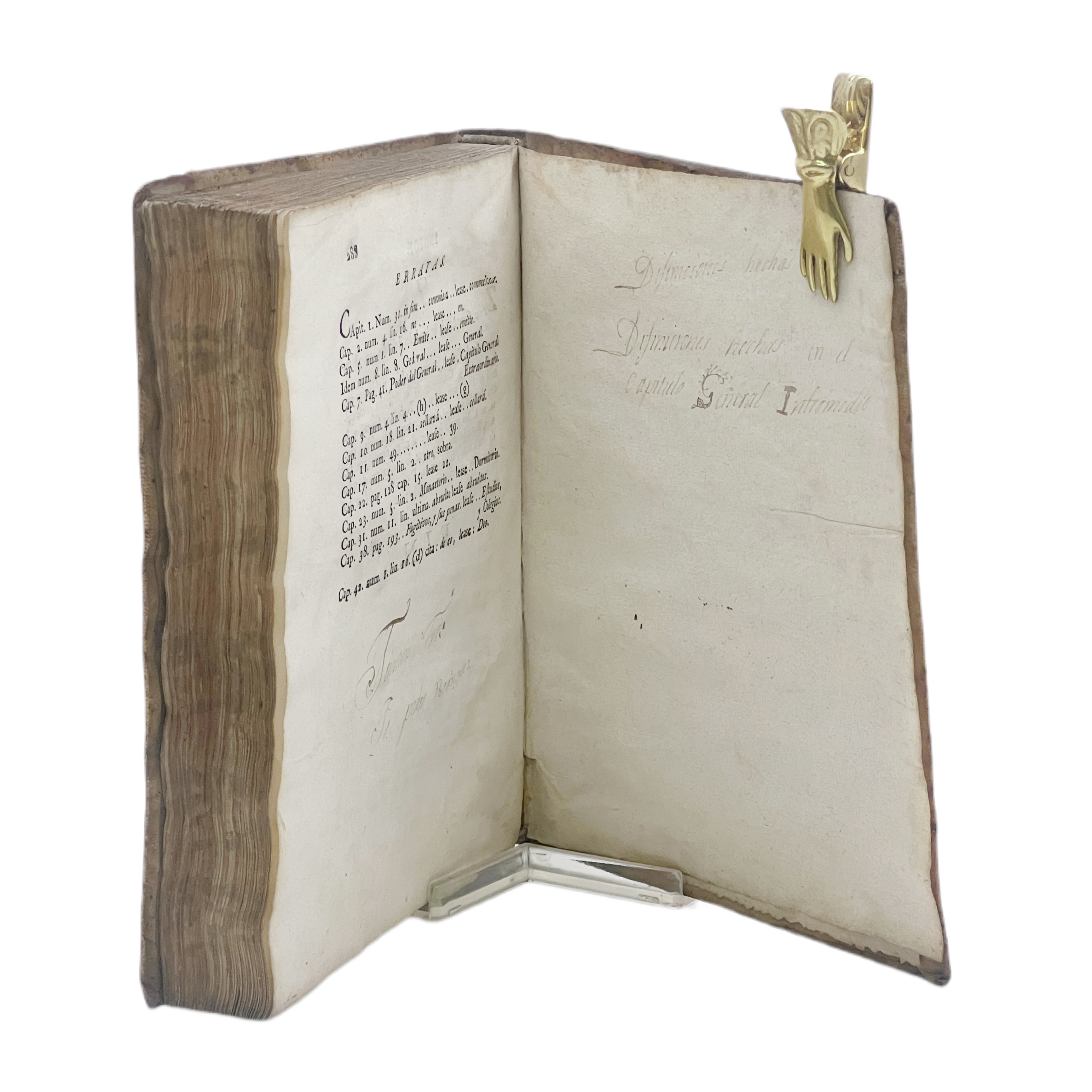 CONGREGACIÓN SAN BERNARDO - DIFINICIONES CISTERCIENSES - 1786