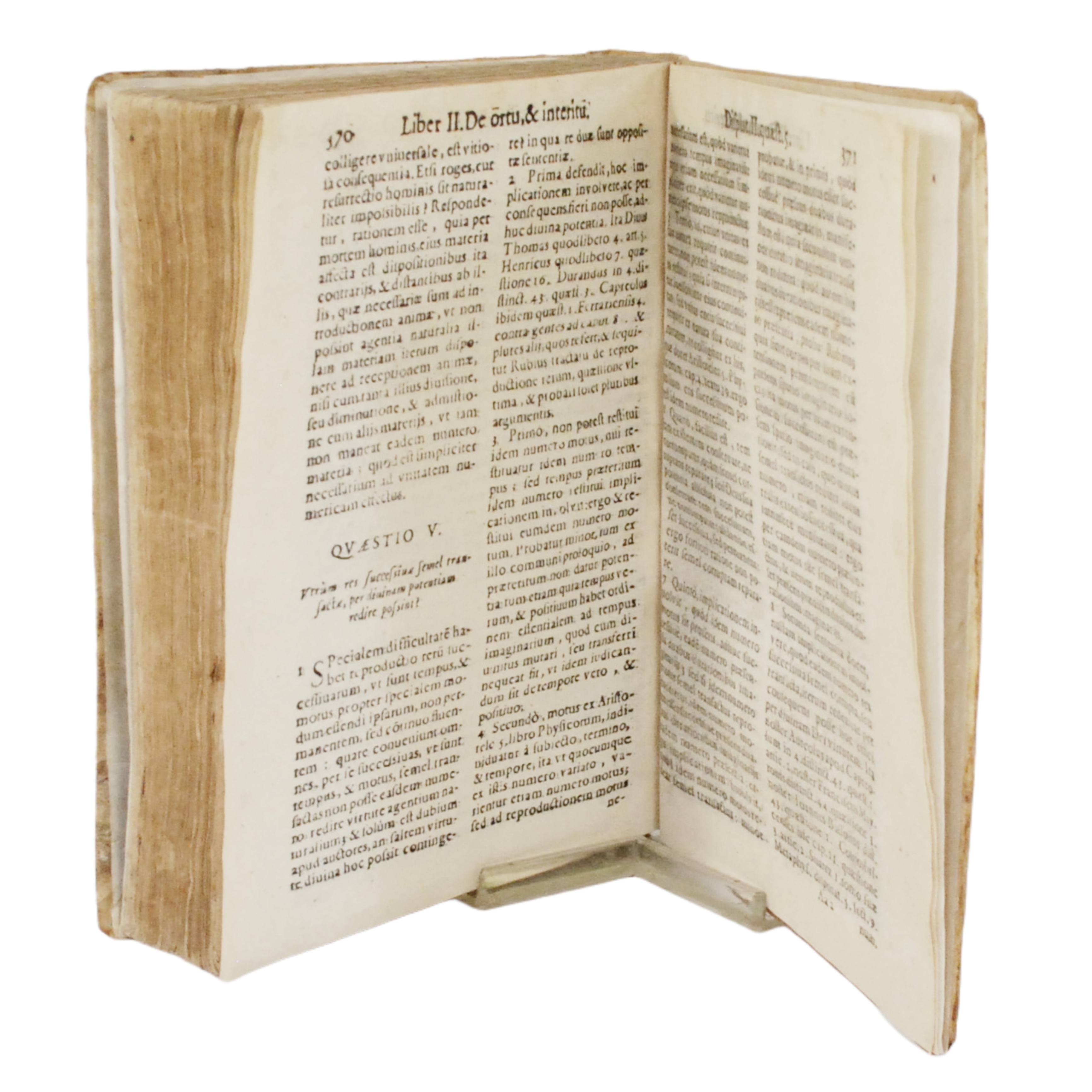 JUAN MERINERO - COMMENTARII ARISTOTELIS DE ORTU - 1659