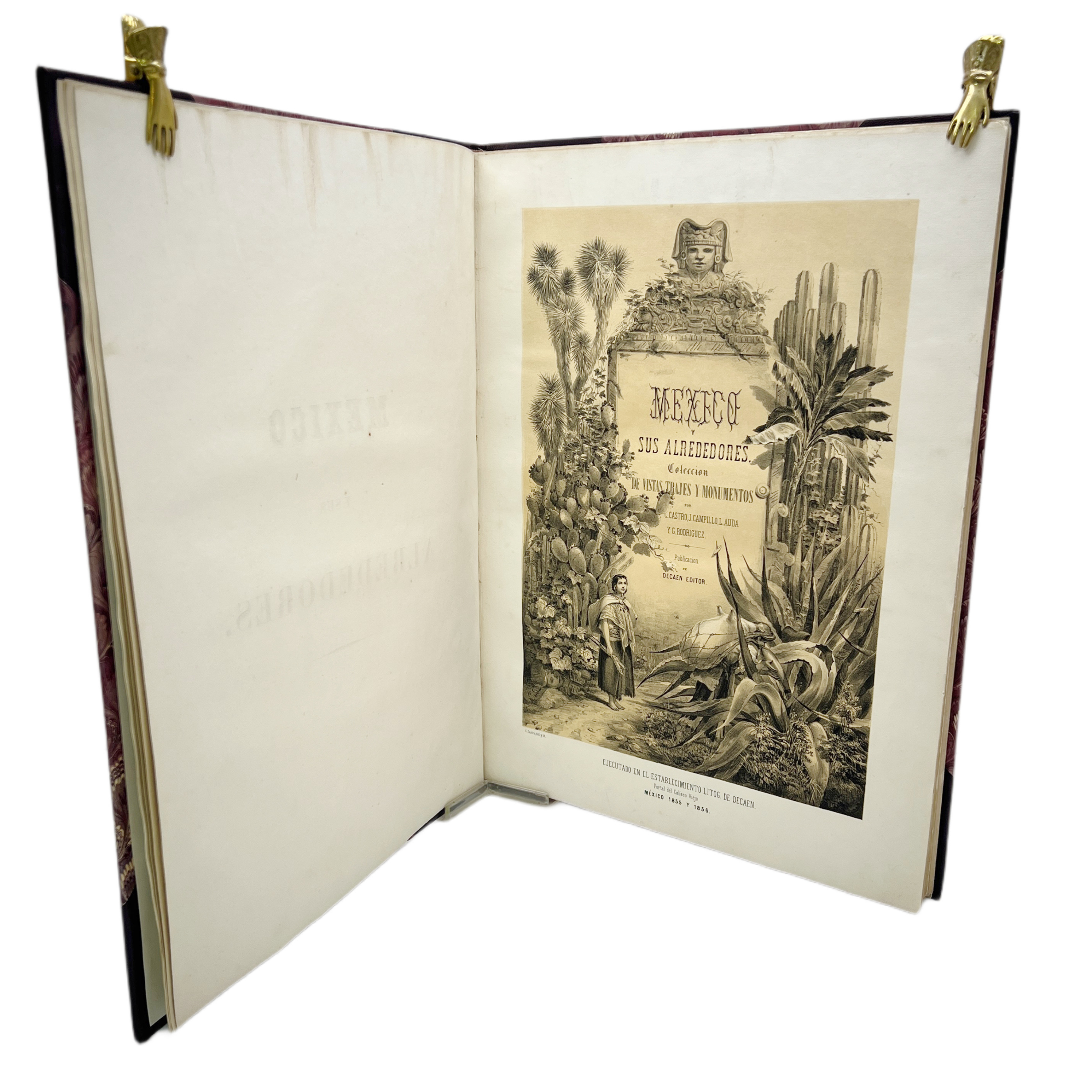 CASIMIRO CASTRO - MÉXICO Y SUS ALREDEDORES (1ª EDICIÓN) - 1855