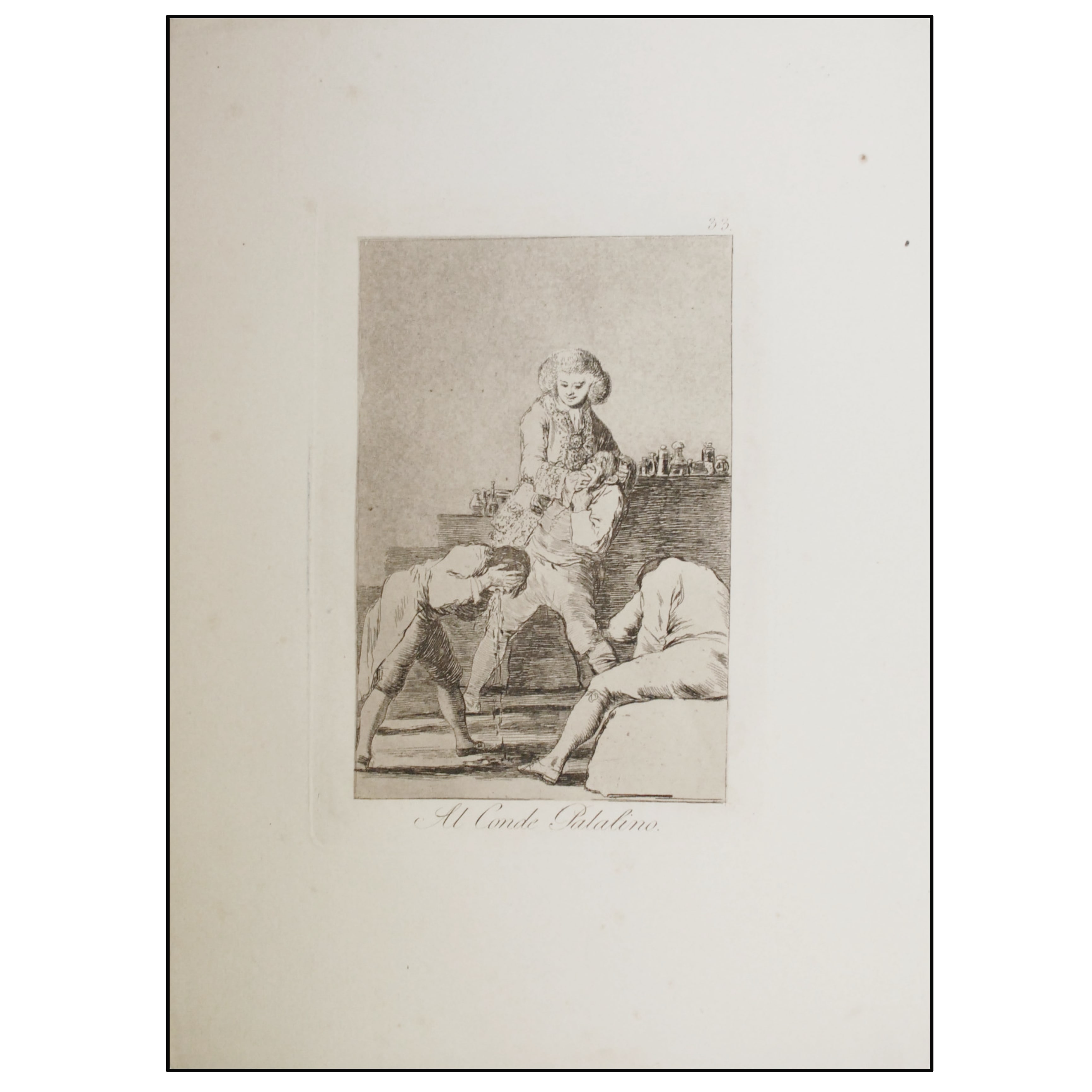 FRANCISCO DE GOYA - LOS CAPRICHOS (AL CONDE PALATINO, Nº 33) - 1918