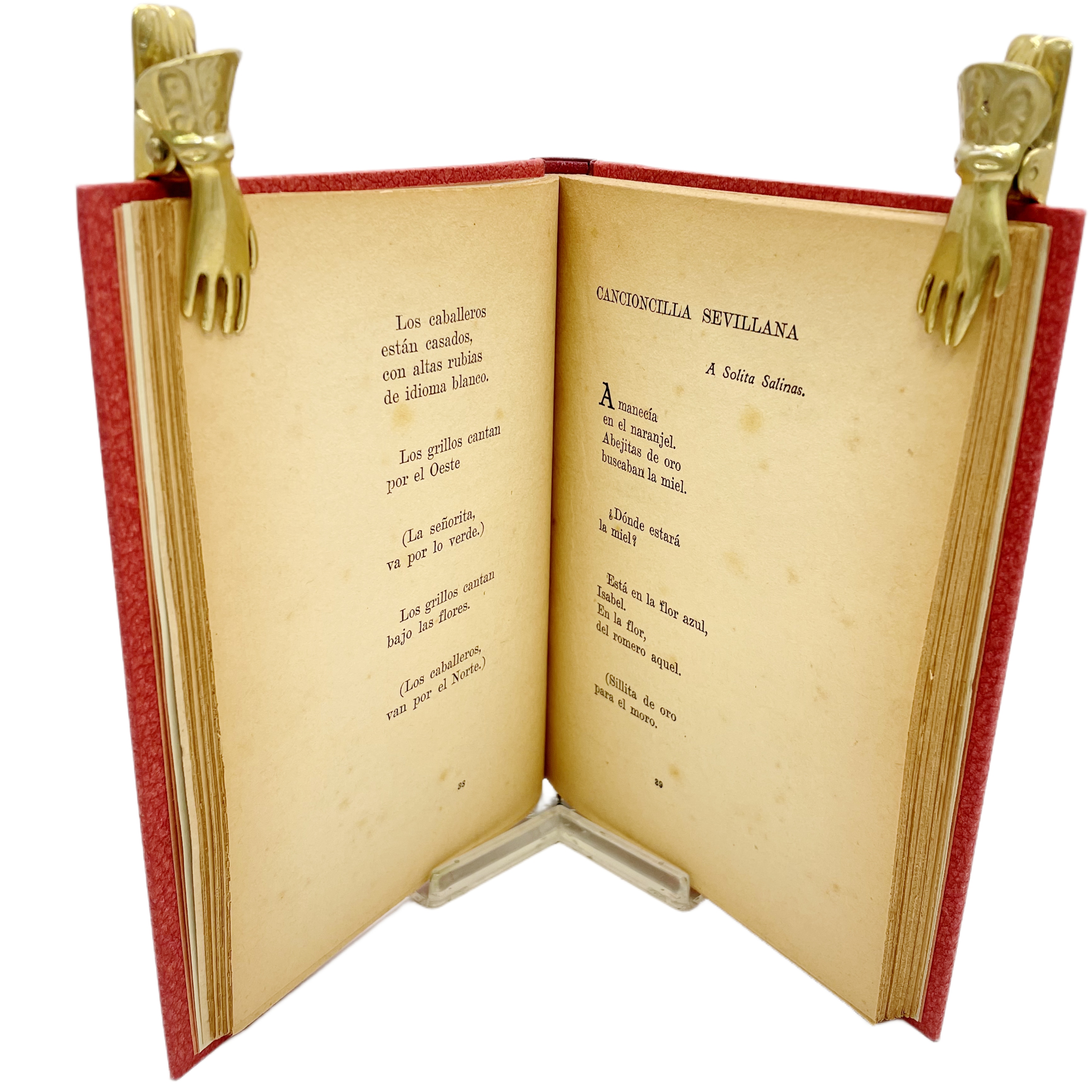 FEDERICO GARCÍA LORCA - CANCIONES (1921-1924) - 1937