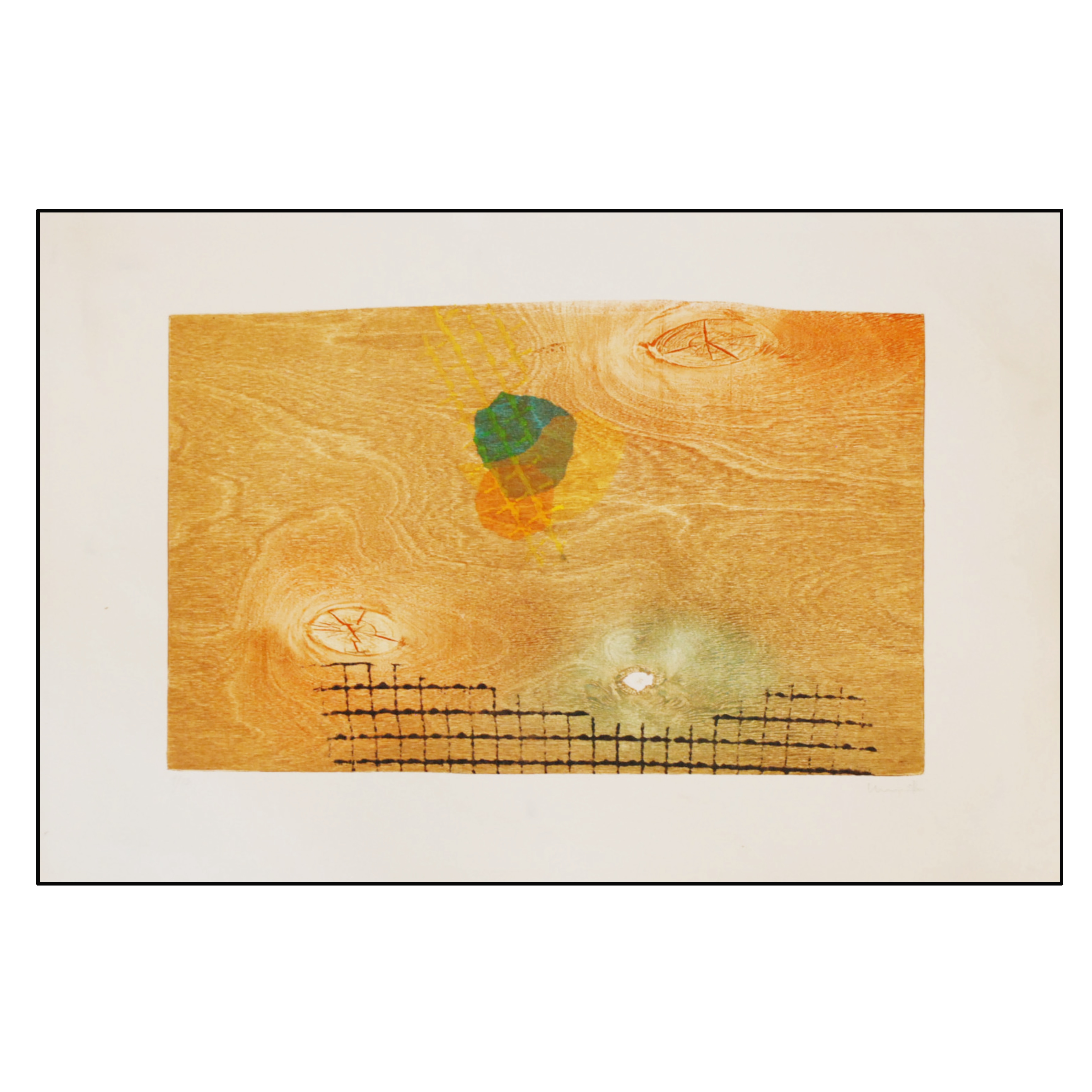 VICENTE CHUMILLA - ABSTRACTO (AGUAFUERTE) - 2000