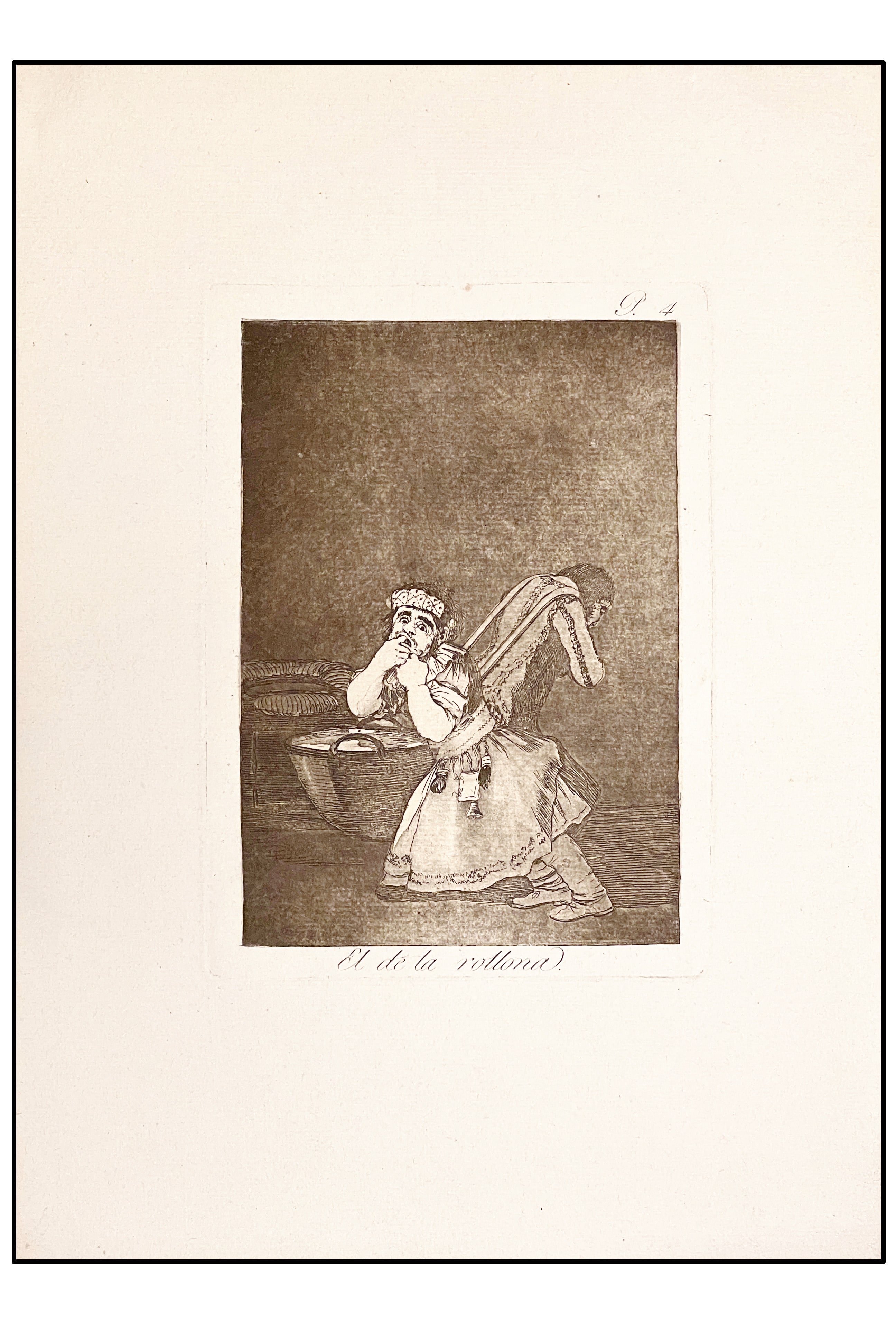 FRANCISCO DE GOYA - LOS CAPRICHOS (EL DE LA ROLLONA, Nº 4) - 10ª EDICIÓN