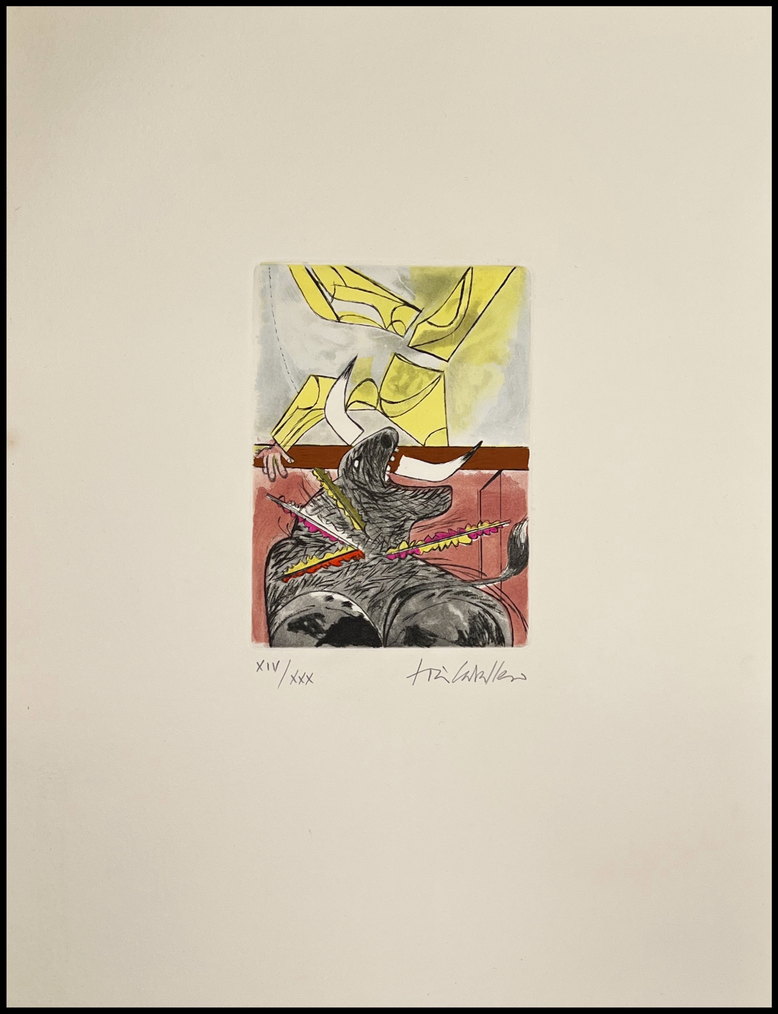 JOSE CABALLERO - TAUROMAQUIA,  LA SUERTE O LA MUERTE - 1987