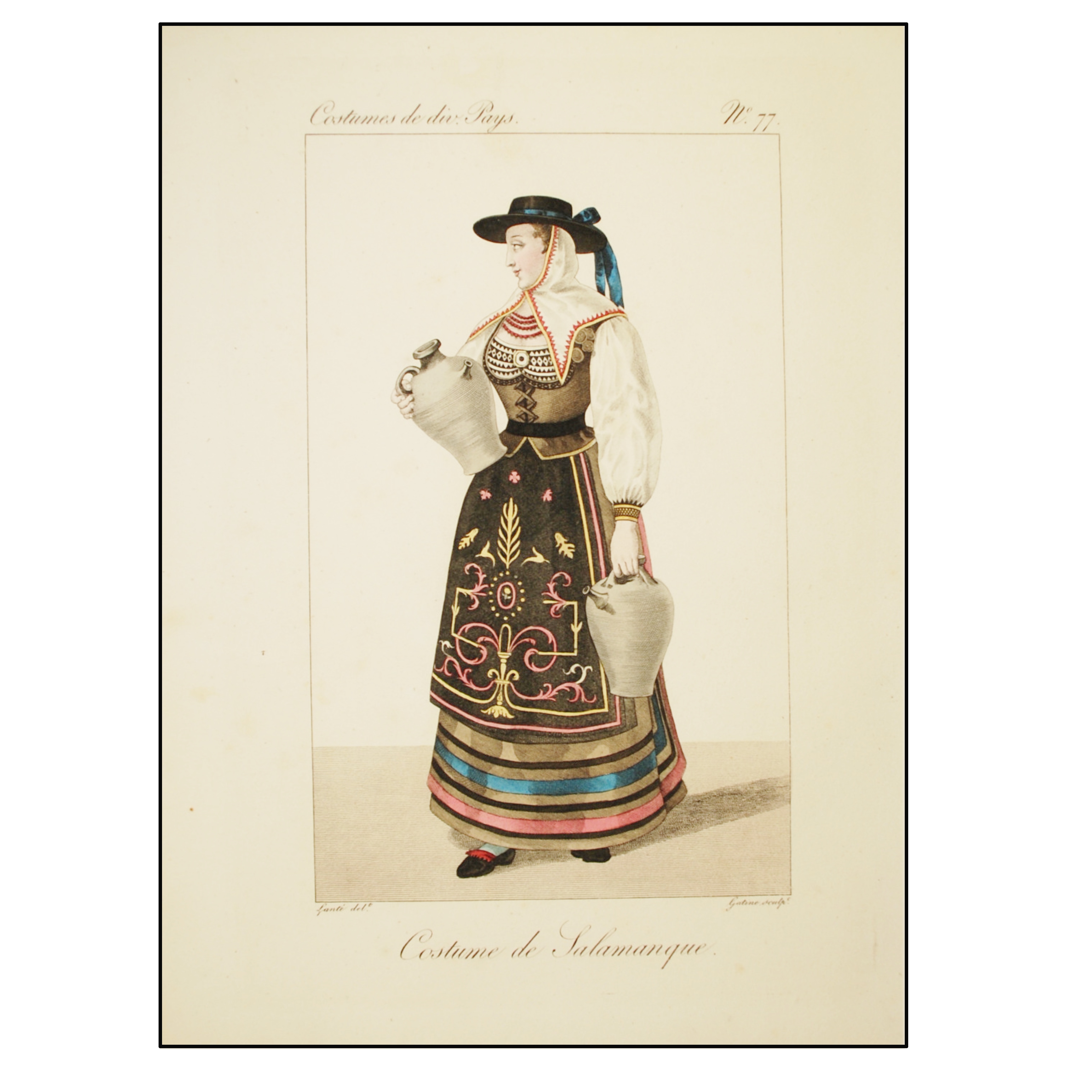 LOUIS MARIE LANTÉ - COSTUME DE SALAMANQUE - 1827