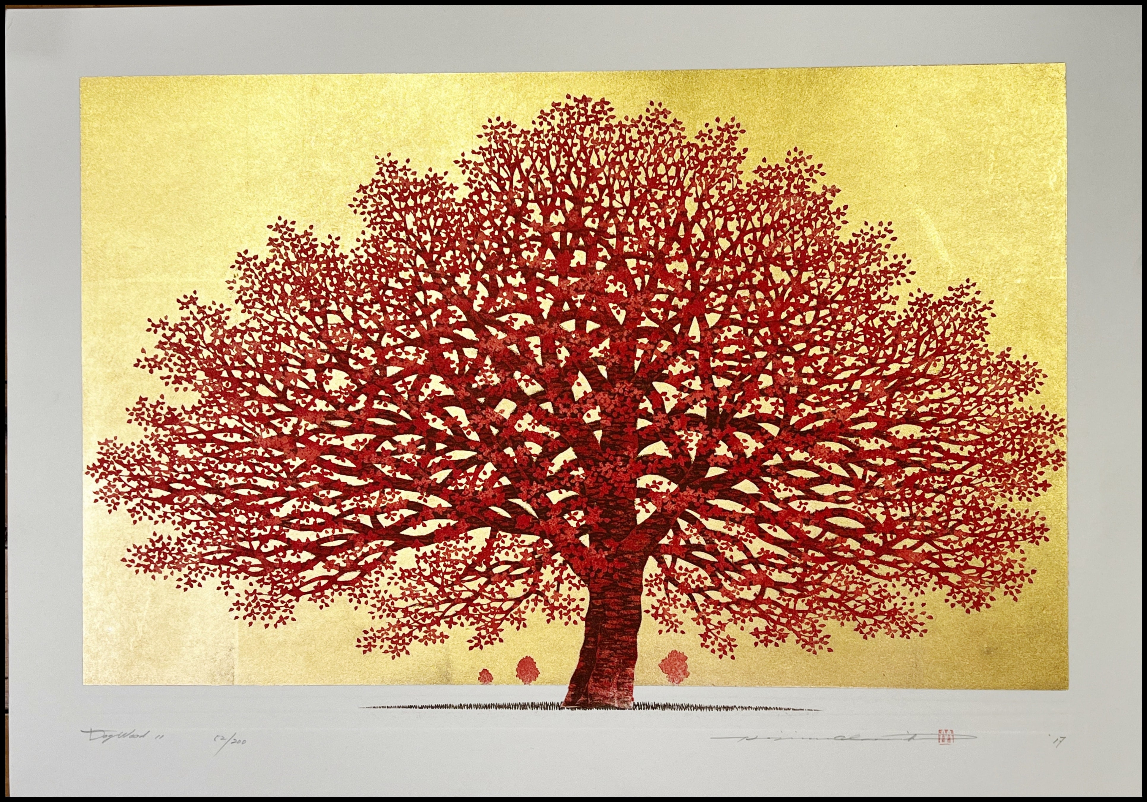 HAJIME NAMIKI -  DOGWOOD 11 (XILOGRAFÍA) - 2017