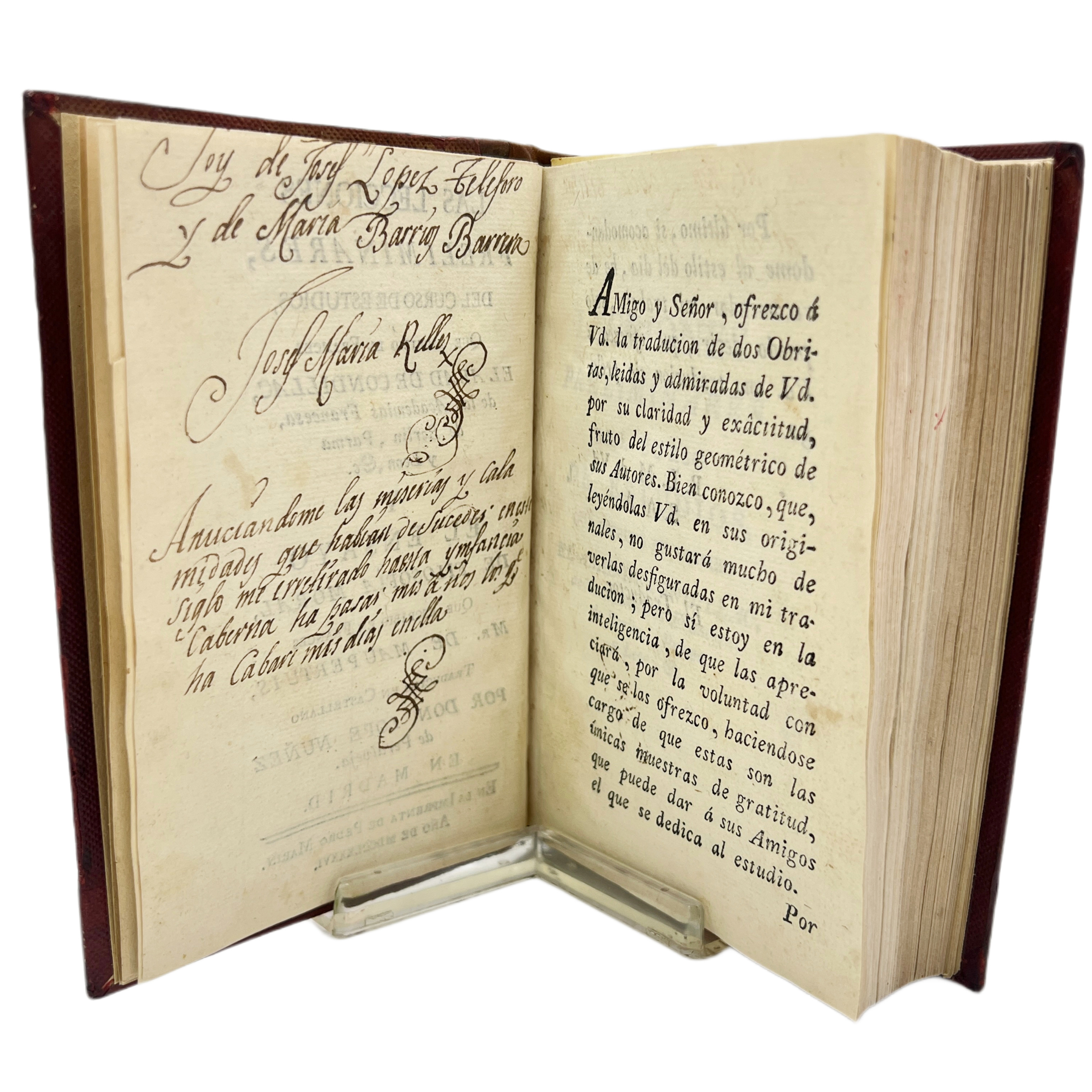 VARIOS AUTORES - OPÚSCULOS FILOSÓFICOS - 4 OBRAS 1786 a 1852