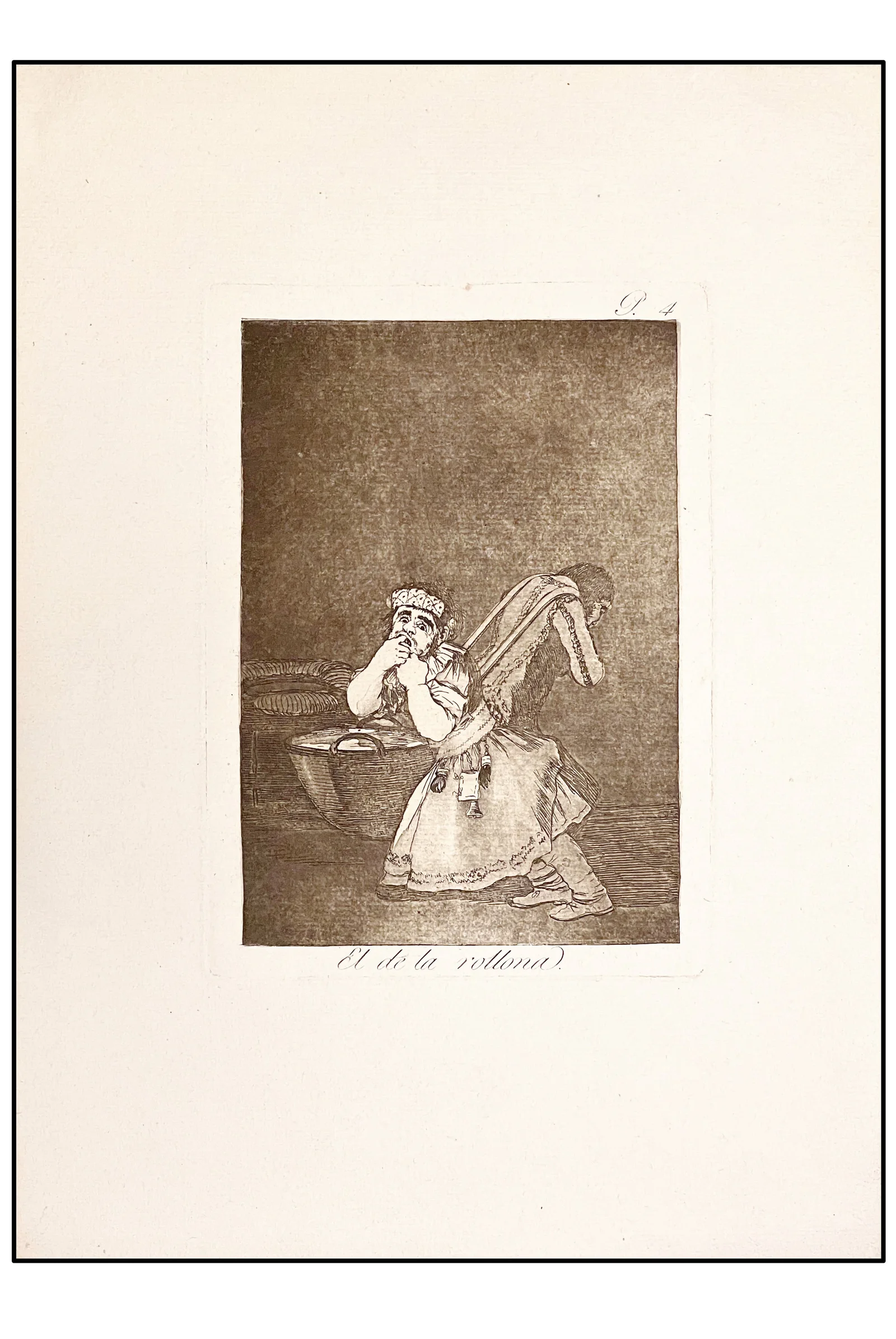 FRANCISCO DE GOYA - LOS CAPRICHOS (EL DE LA ROLLONA, Nº 4) - 10ª EDICIÓN
