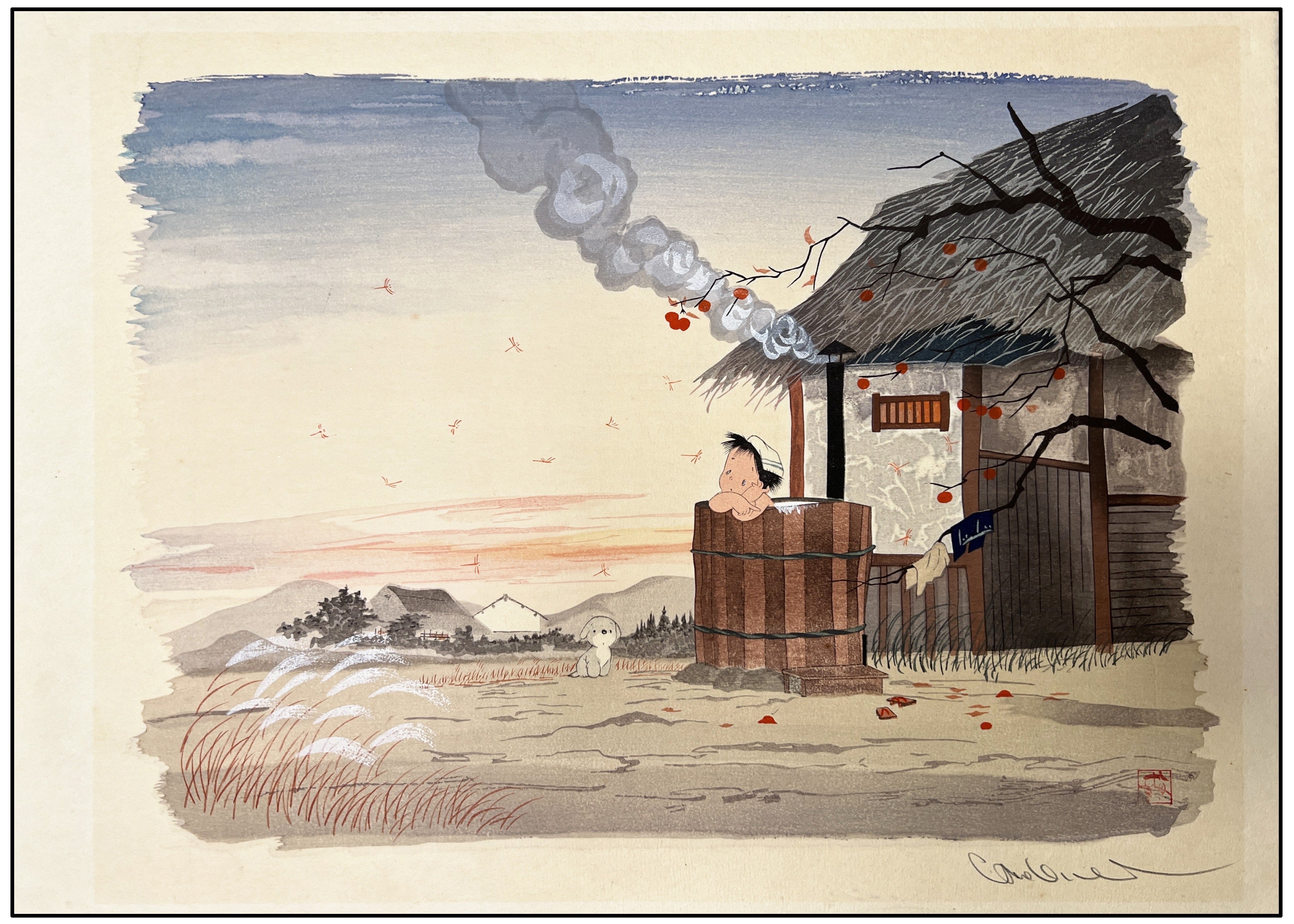 NAKAJIMA KIYOSHI - NUBES ROJIZAS - 1980