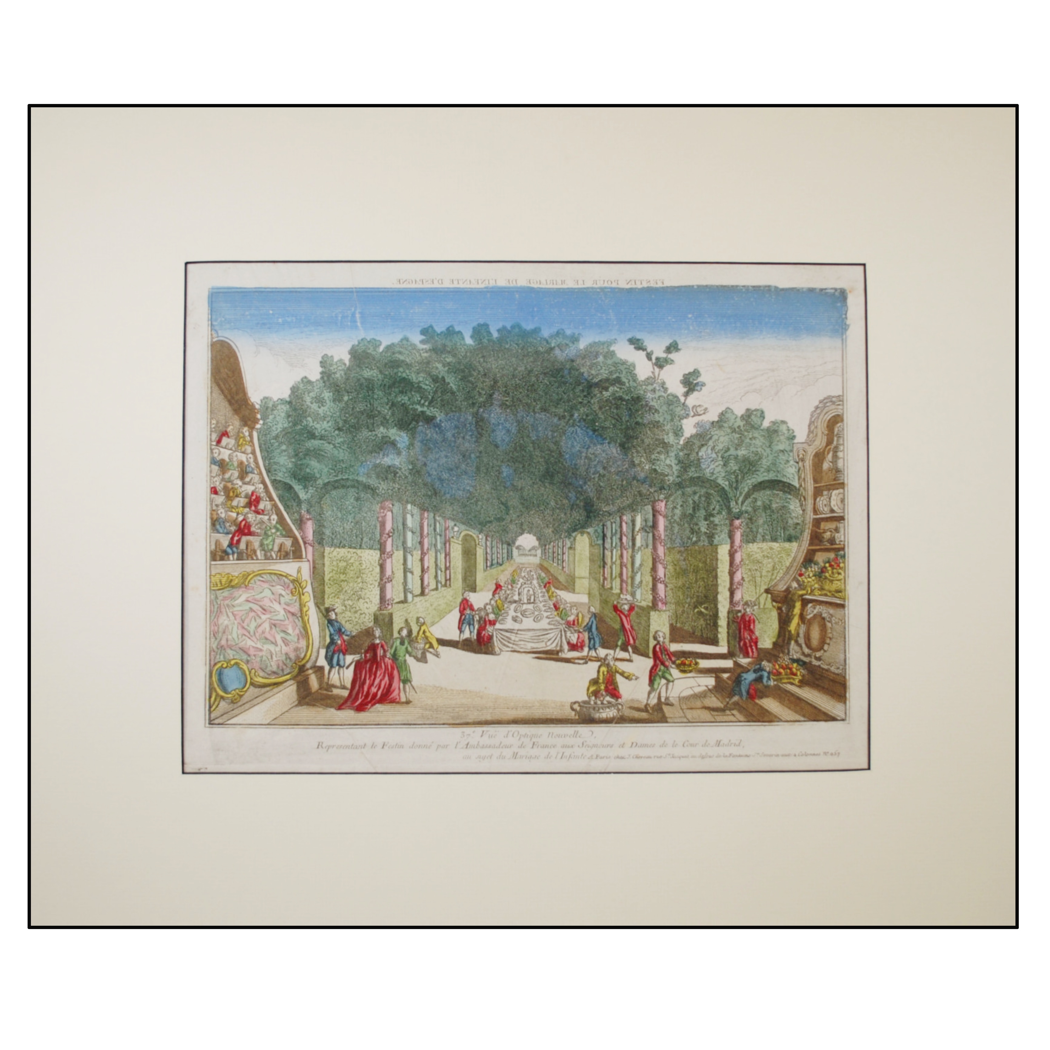 ANÓNIMO - CELEBRACIÓN BODA REAL (VISTA ÓPTICA) - 1780