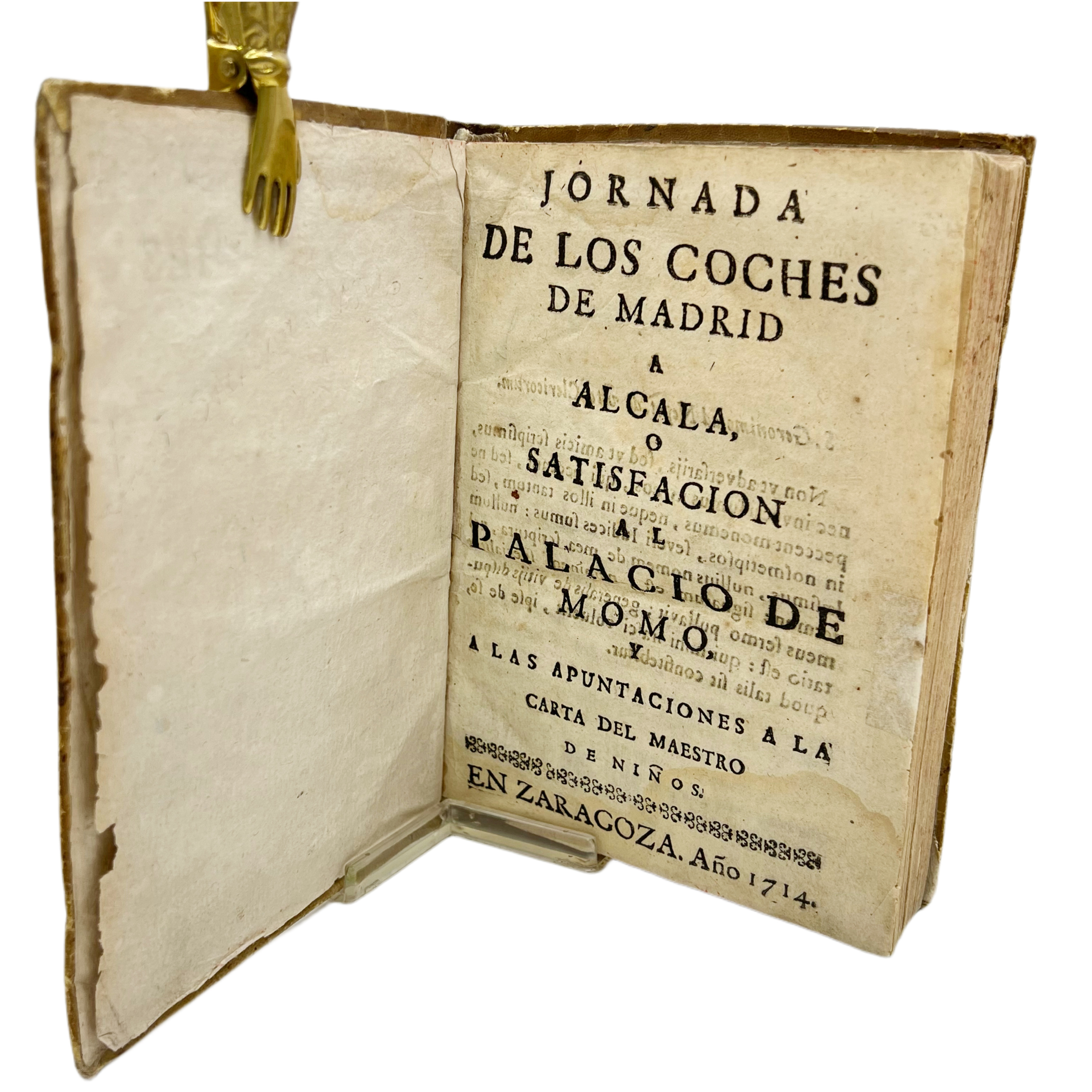 LUIS SALAZAR Y CASTRO - JORNADA DE LOS COCHES DE MADRID A ALCALA - 1714