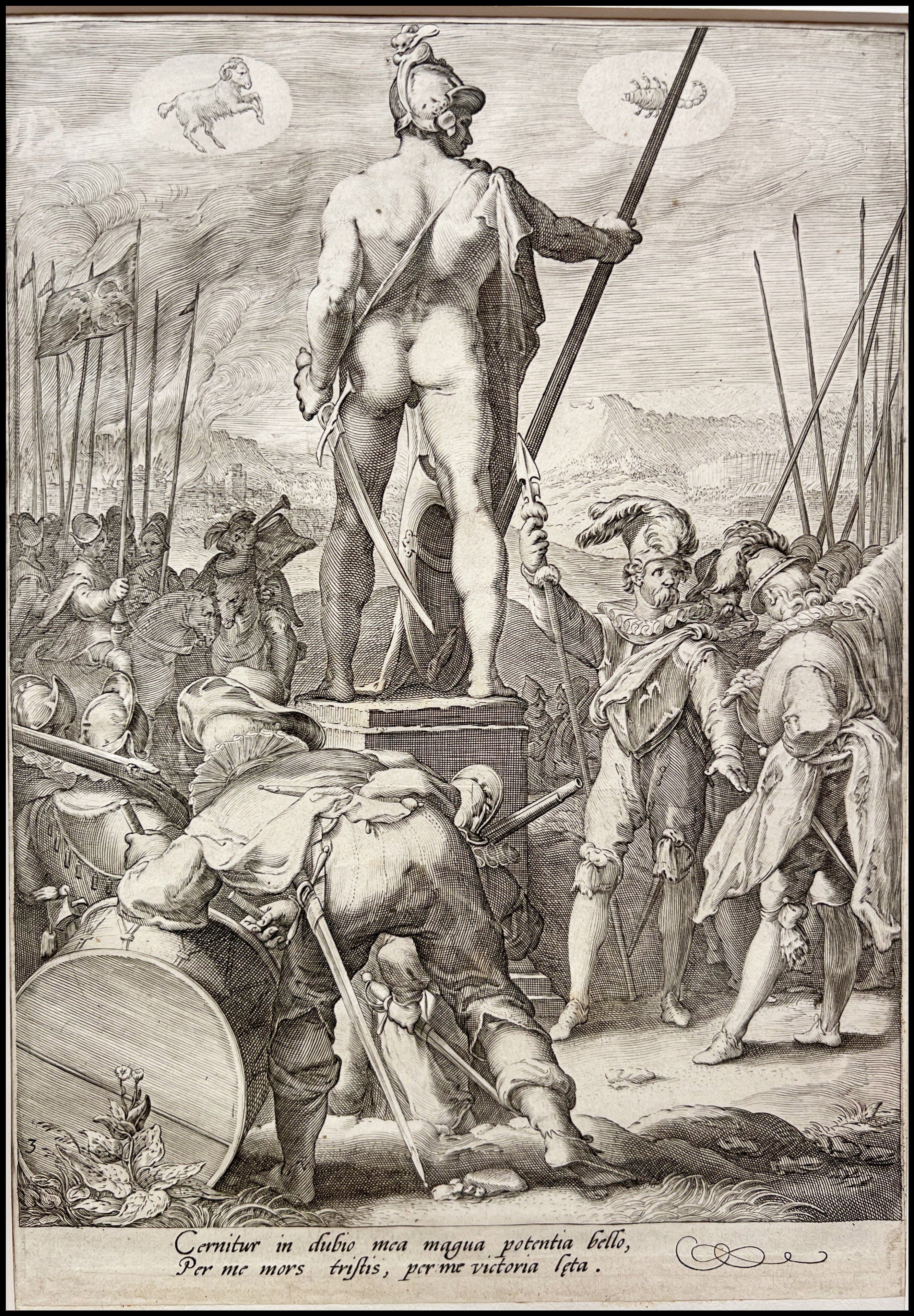 HENDRIK GOLTZIUS - SERIE DIOSES DE LOS SIETE PLANETAS - 1569