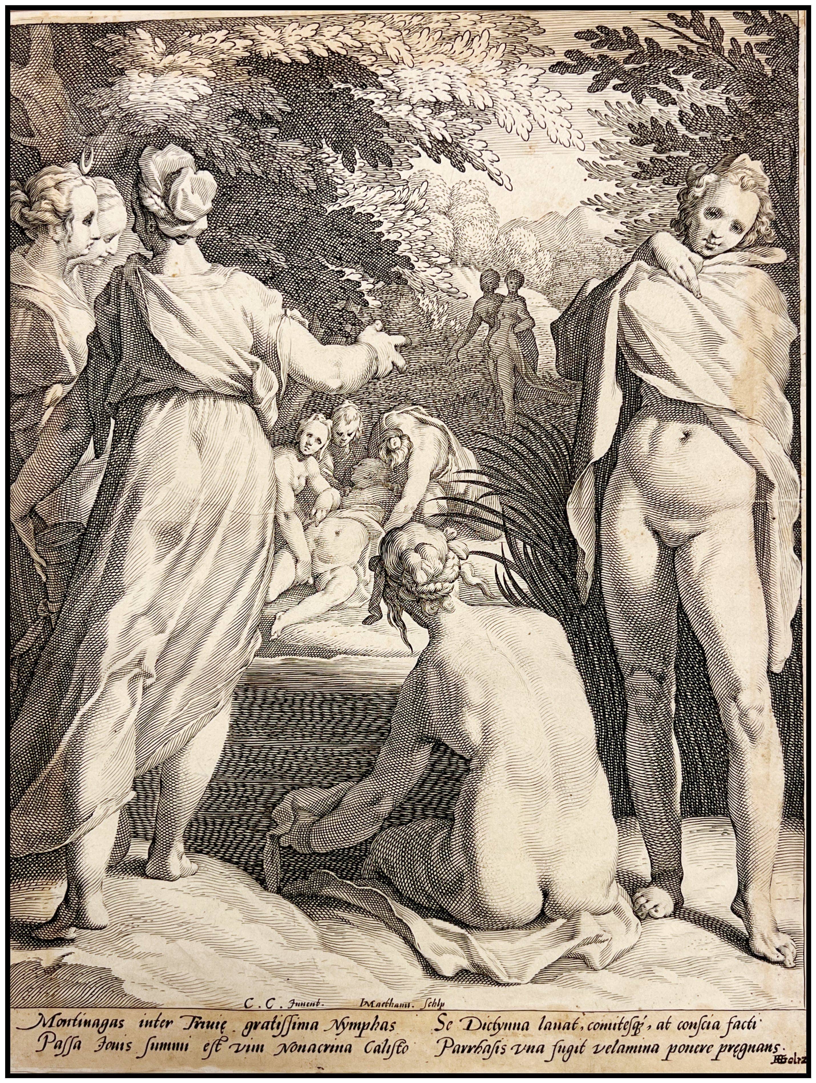 JACOB MATHAM - DIANA DESCUBRE EL EMBARAZO DE CALISTO - 1600
