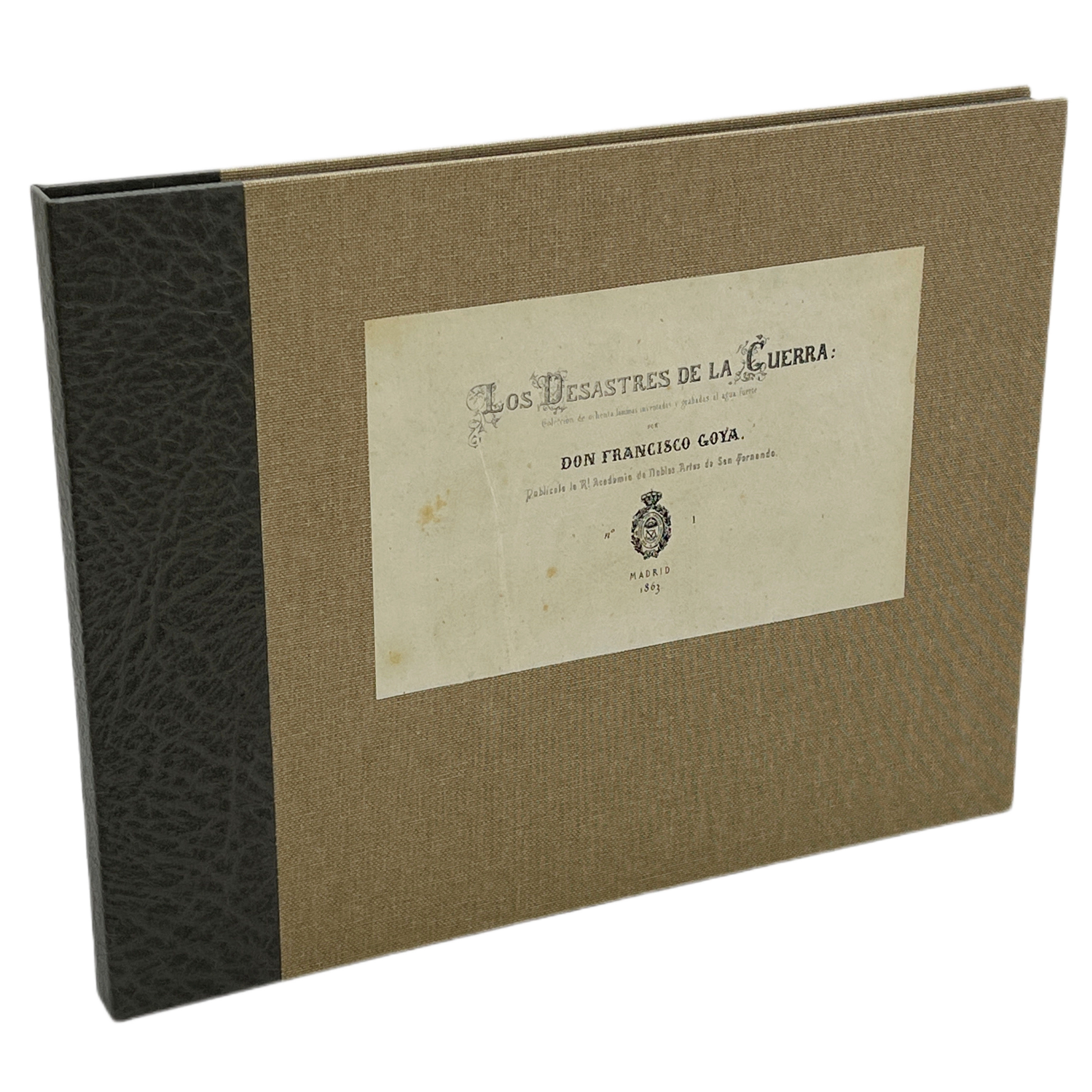 GOYA - LOS DESASTRES DE LA GUERRA (PLANCHAS 1 AL 10) - 1863