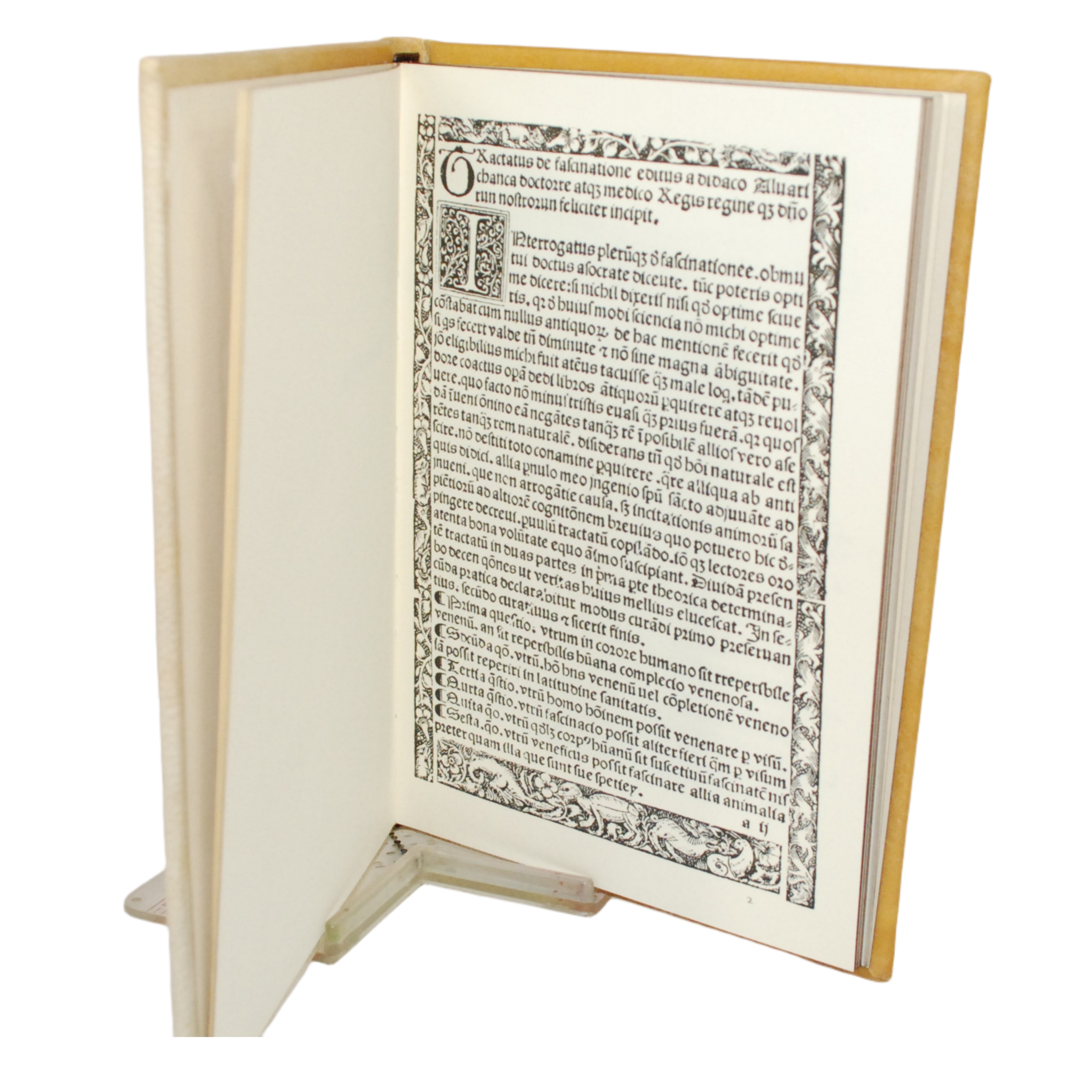 DIEGO ÁLVAREZ CHANGA - TRACTATUS DE FASCINATIONE (LIBRO DEL OJO, FACSÍMIL VICENT GARCIA) - 1499