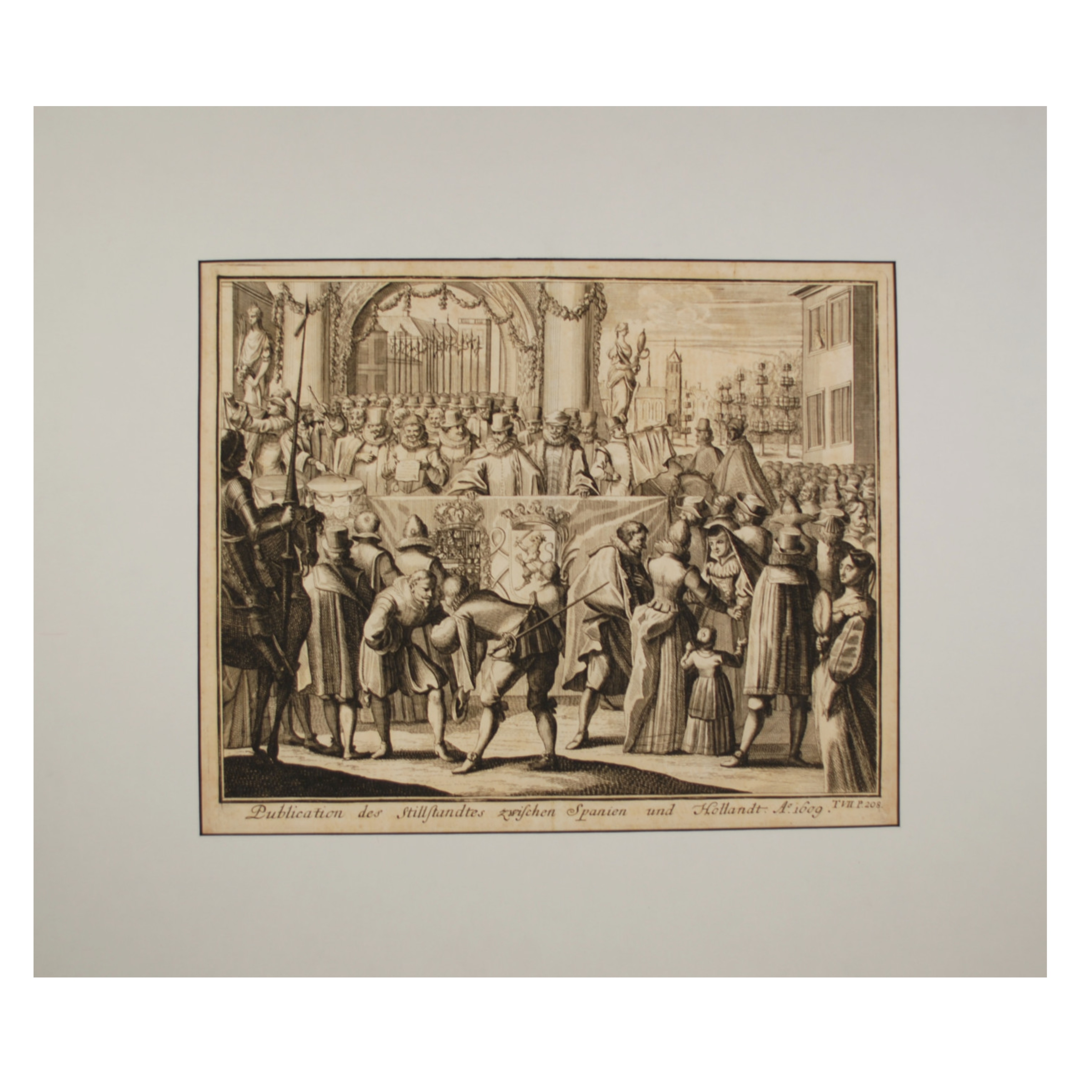 PUBLICATION DES STILLSTANDTES ZWISCHEN SPANIEN UND HOLLANDT AO. 1609