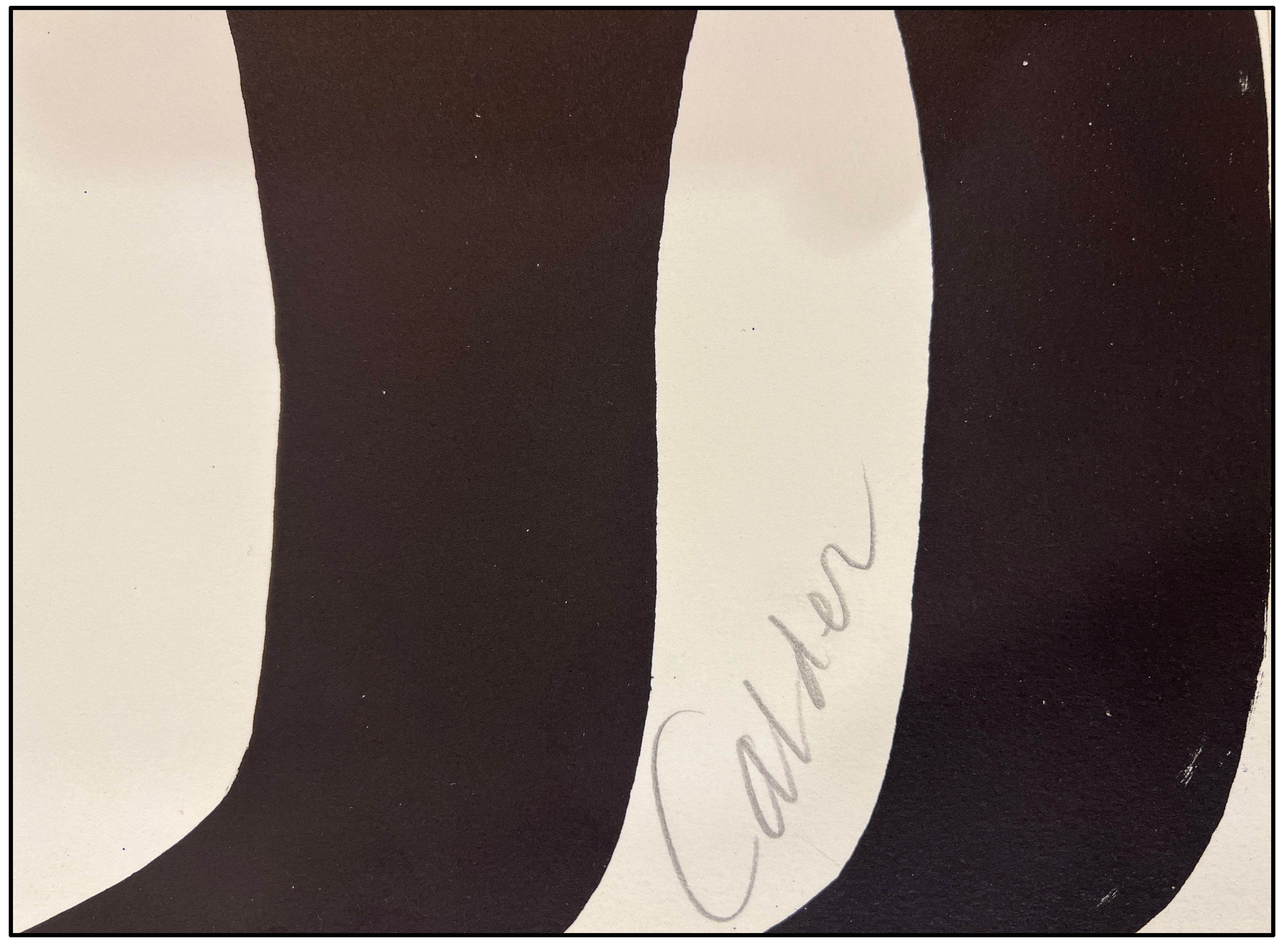 ALEXANDER CALDER - ZEBRA AMARILLA Y ZEBRA NEGRA - 1976