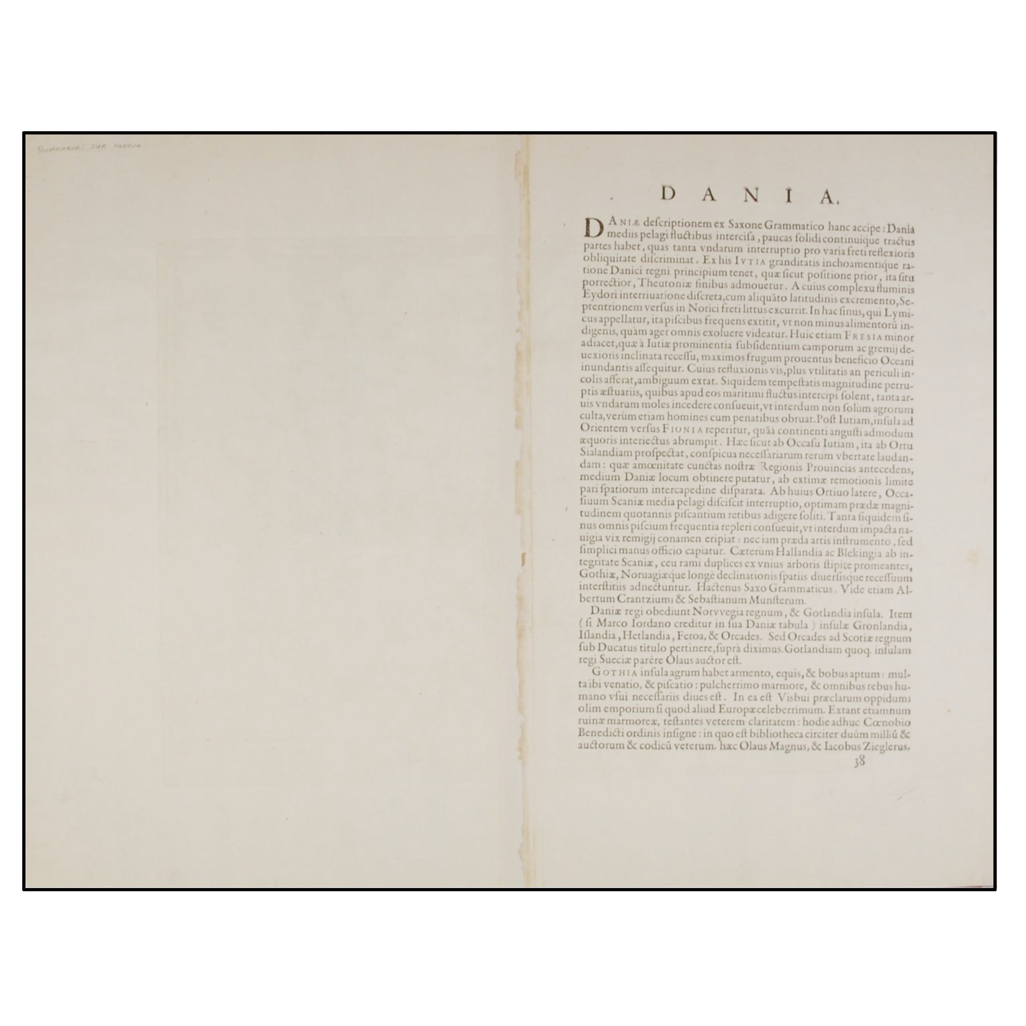 OOST ENDE WEST VRIESLANDTS BESCHRYVINGHE UTRIUSQUE FRISIORUM REGIONIS NOVISS[IMUS] DESCRIPTIO 1568