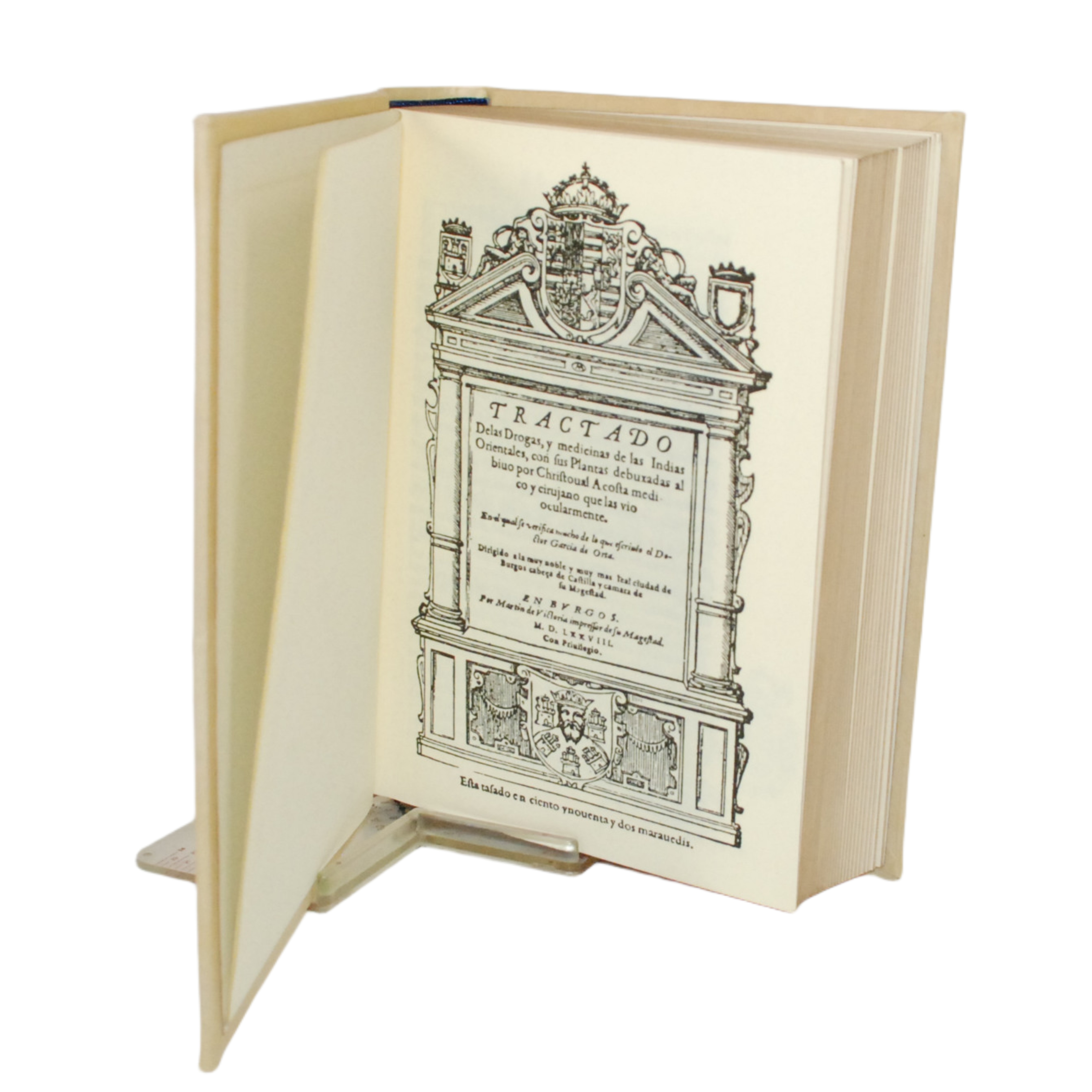 DOCTOR GARCIA DE ORTA - TRATADO DE LAS DROGAS (FACSÍMIL) - 1578