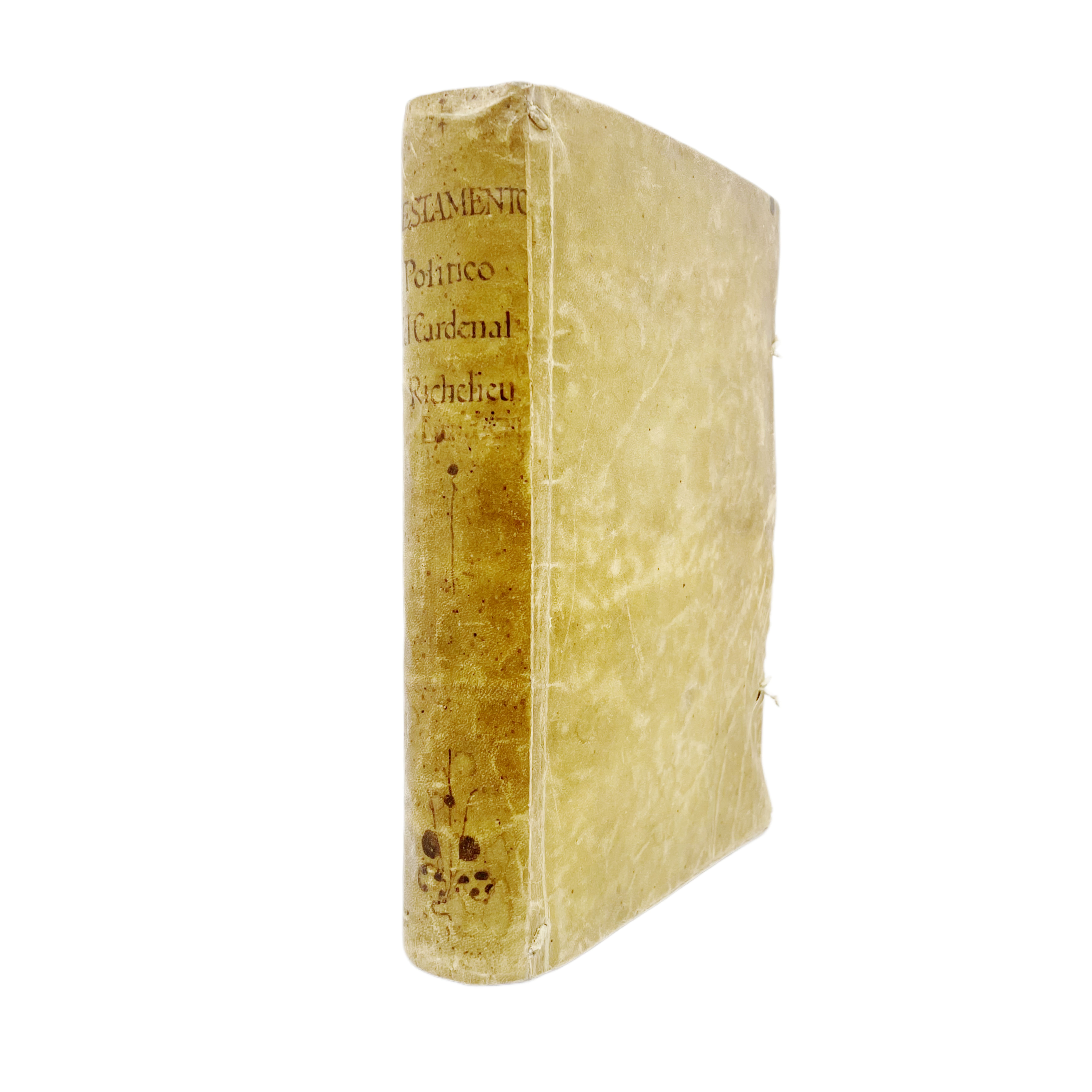 CARDENAL RICHELIEU - TESTAMENTO POLITICO - INFANZON 1696