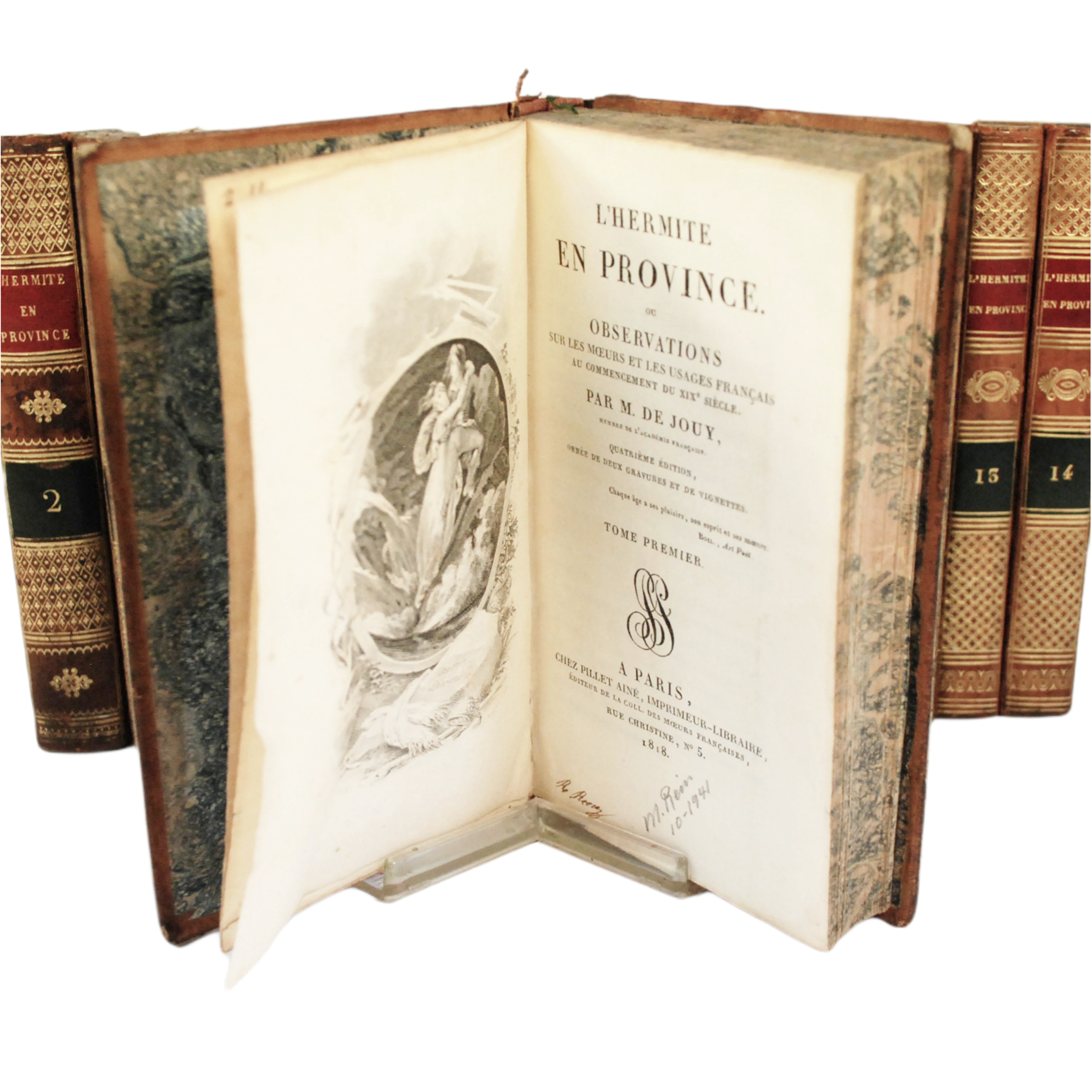 ÉTIENNE DE JOUY - L'HERMITE EN PROVINCE (14 VOLS) - 1818