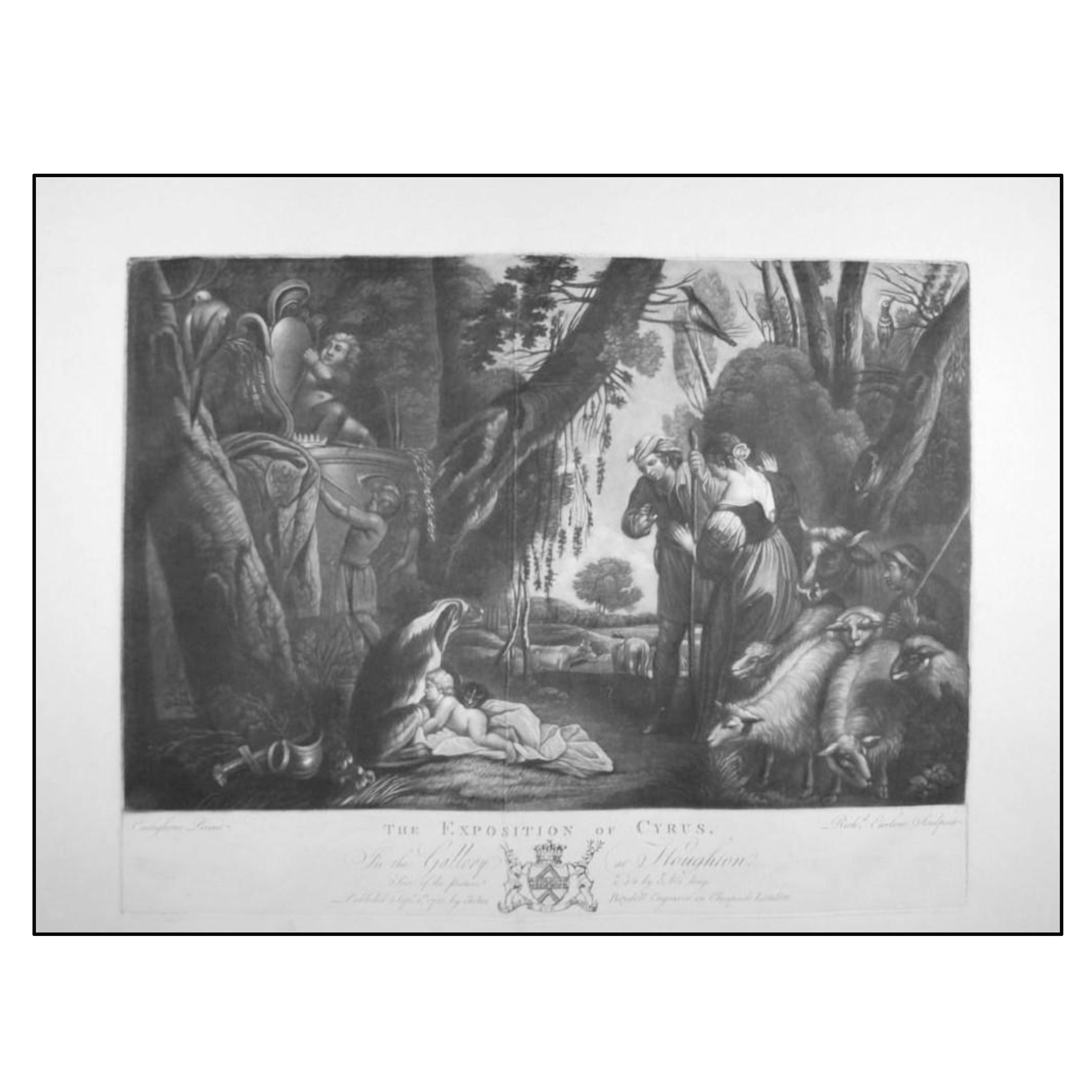 THE EXPOSITION OF CYRUS (1781) / THE EXPOSITION OF CYRUS IN THE GALLERY OF HOUGHTON