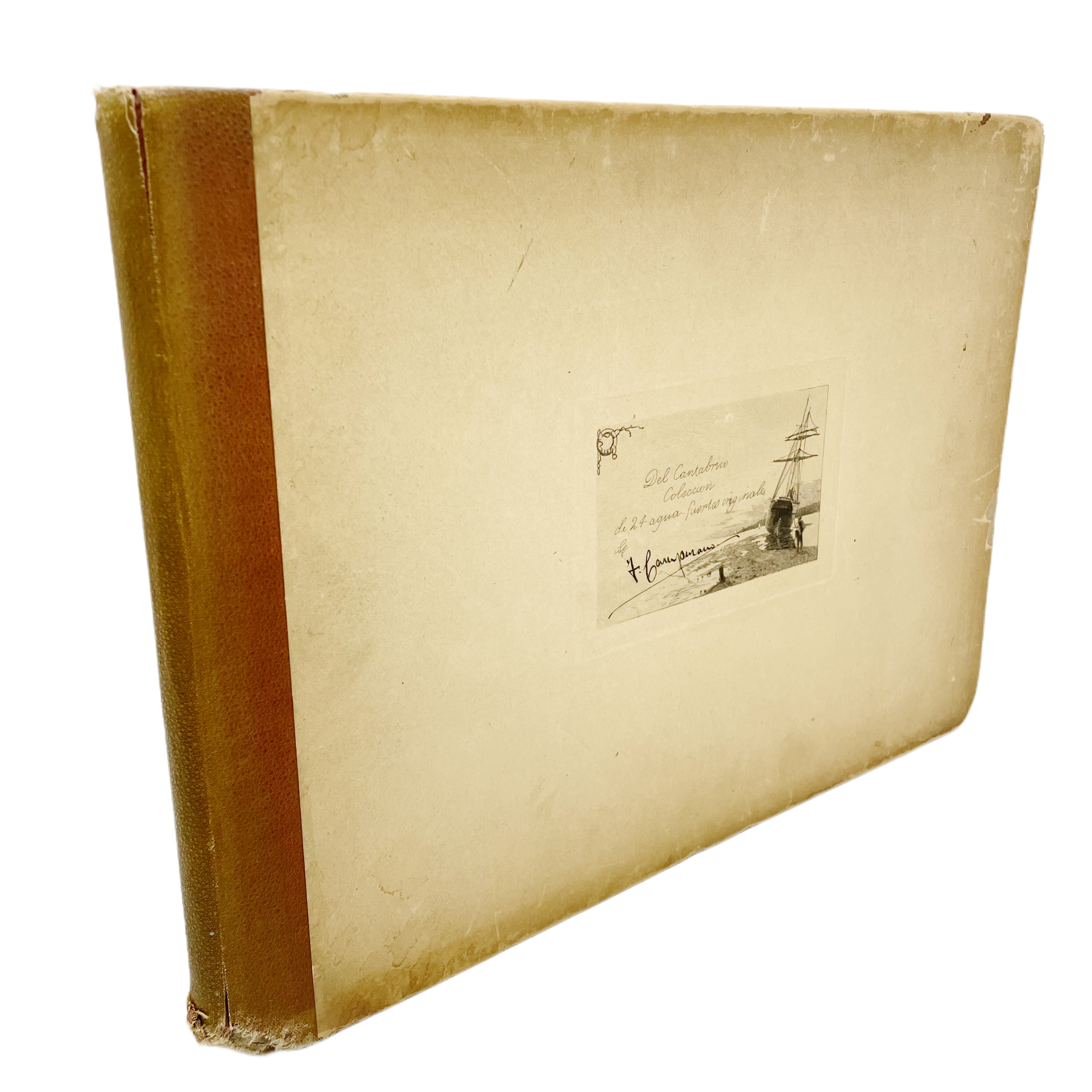 TOMÁS CAMPUZANO - DEL CANTABRICO. COLECCIÓN DE 24 AGUA-FUERTES ORIGINALES - 1897