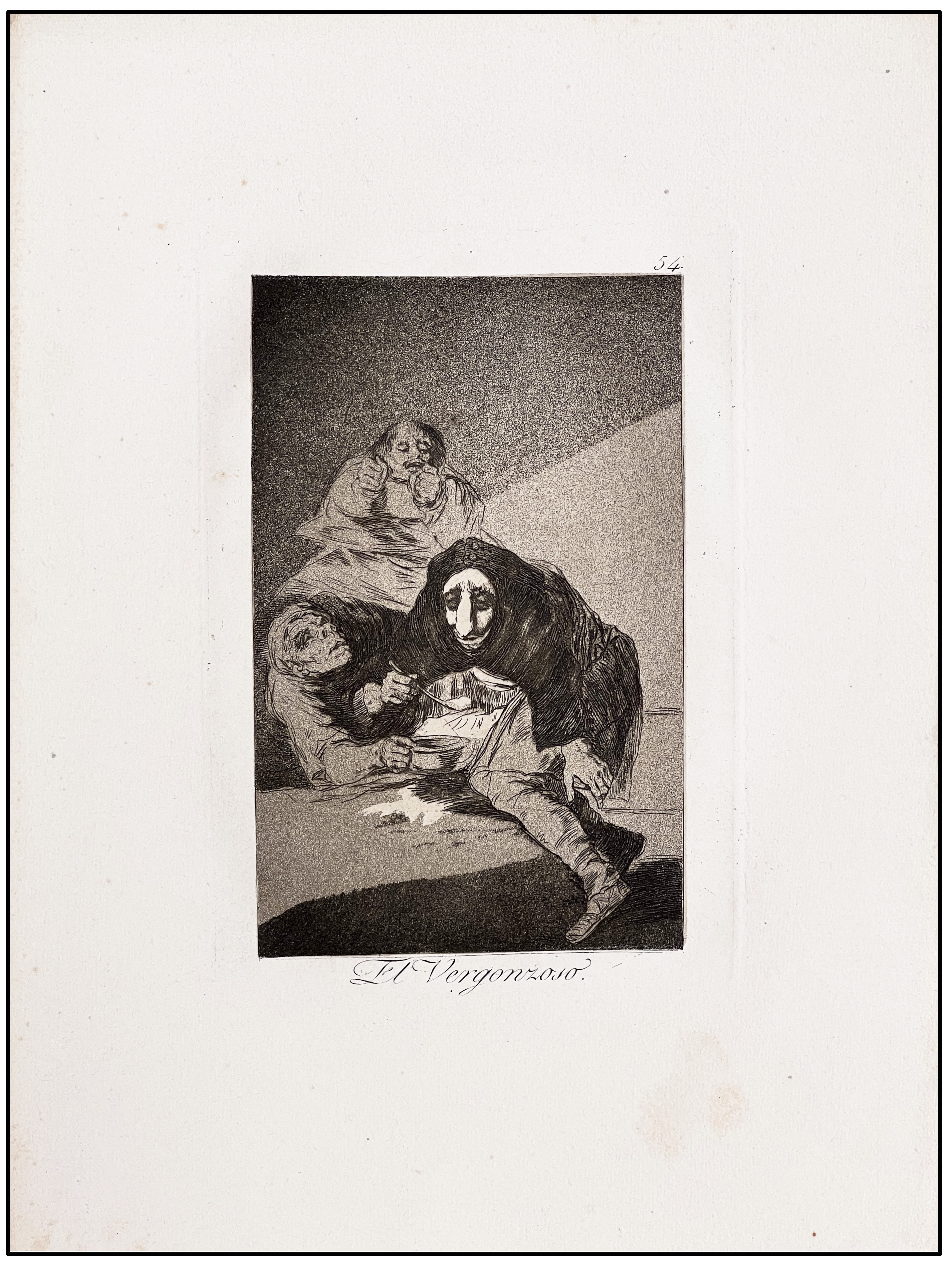 FRANCISCO DE GOYA - LOS CAPRICHOS (EL VERGONZOSO, Nº 54) - 10ª EDICIÓN