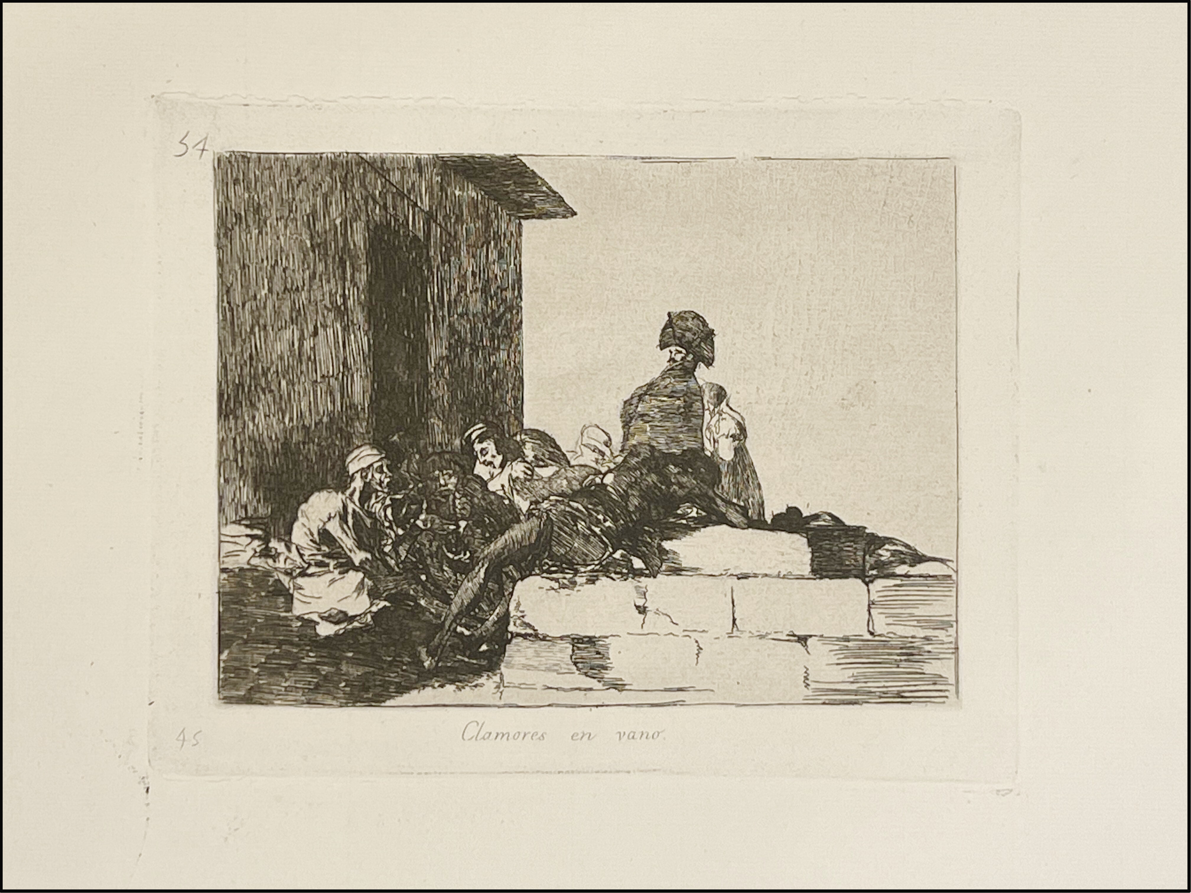 FRANCISCO DE GOYA - LOS DESASTRES (CLAMORES EN VANO, Nº 54) - 1923