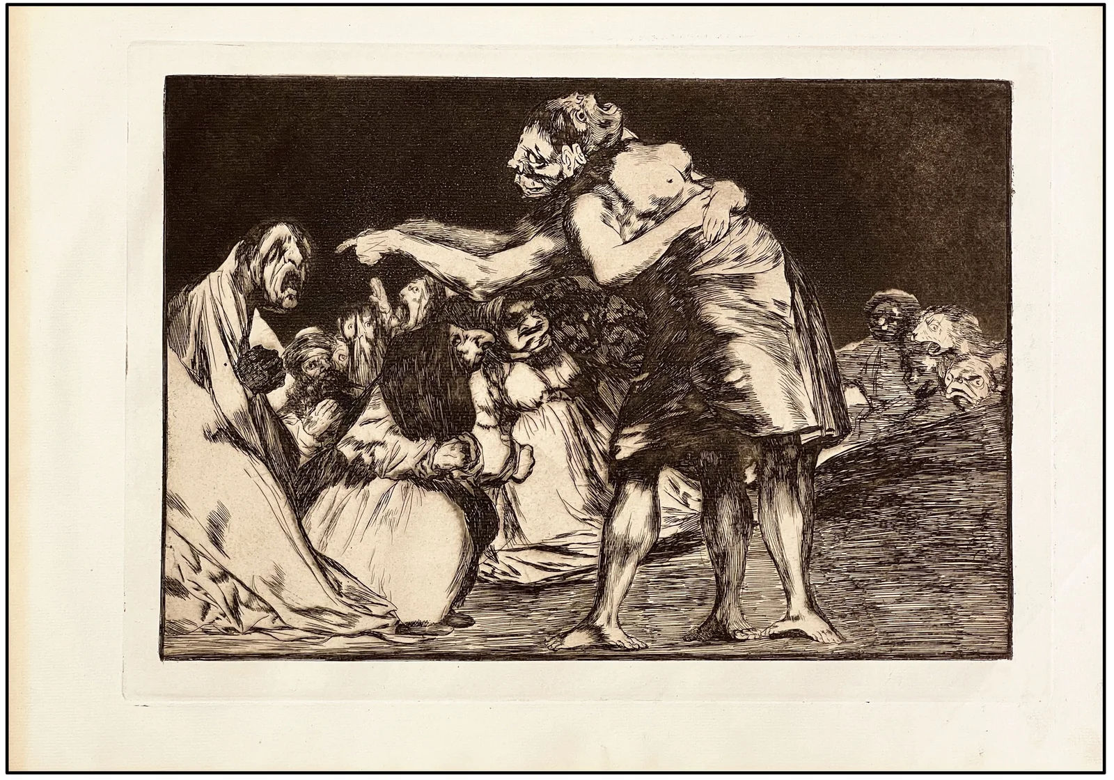FRANCISCO DE GOYA - DISPARATE DESORDENADO Nº 7 - 6ª EDICIÓN 1916