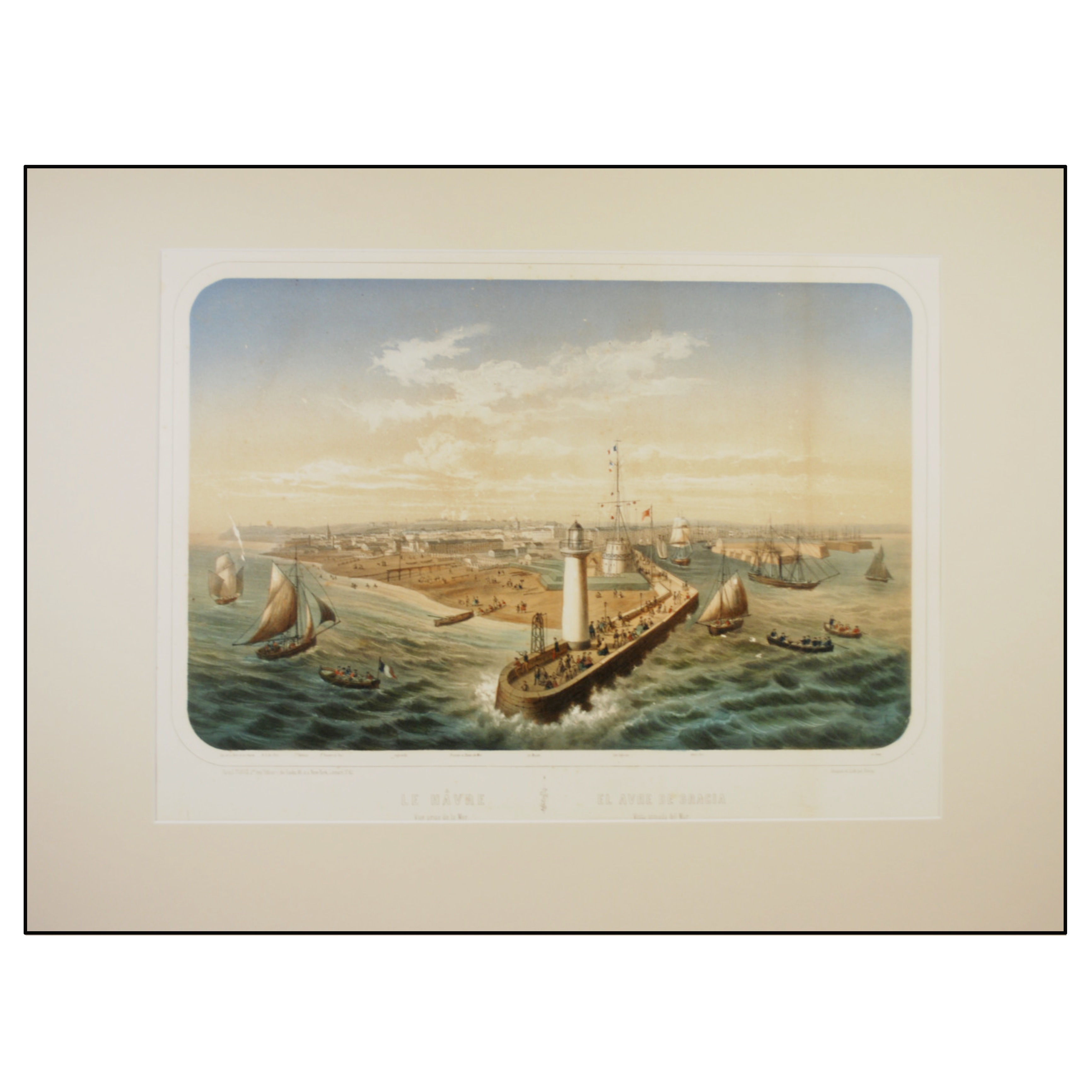 ISIDORE LAURENT DEROY - LE HAVRE. NORMANDÍA - 1860