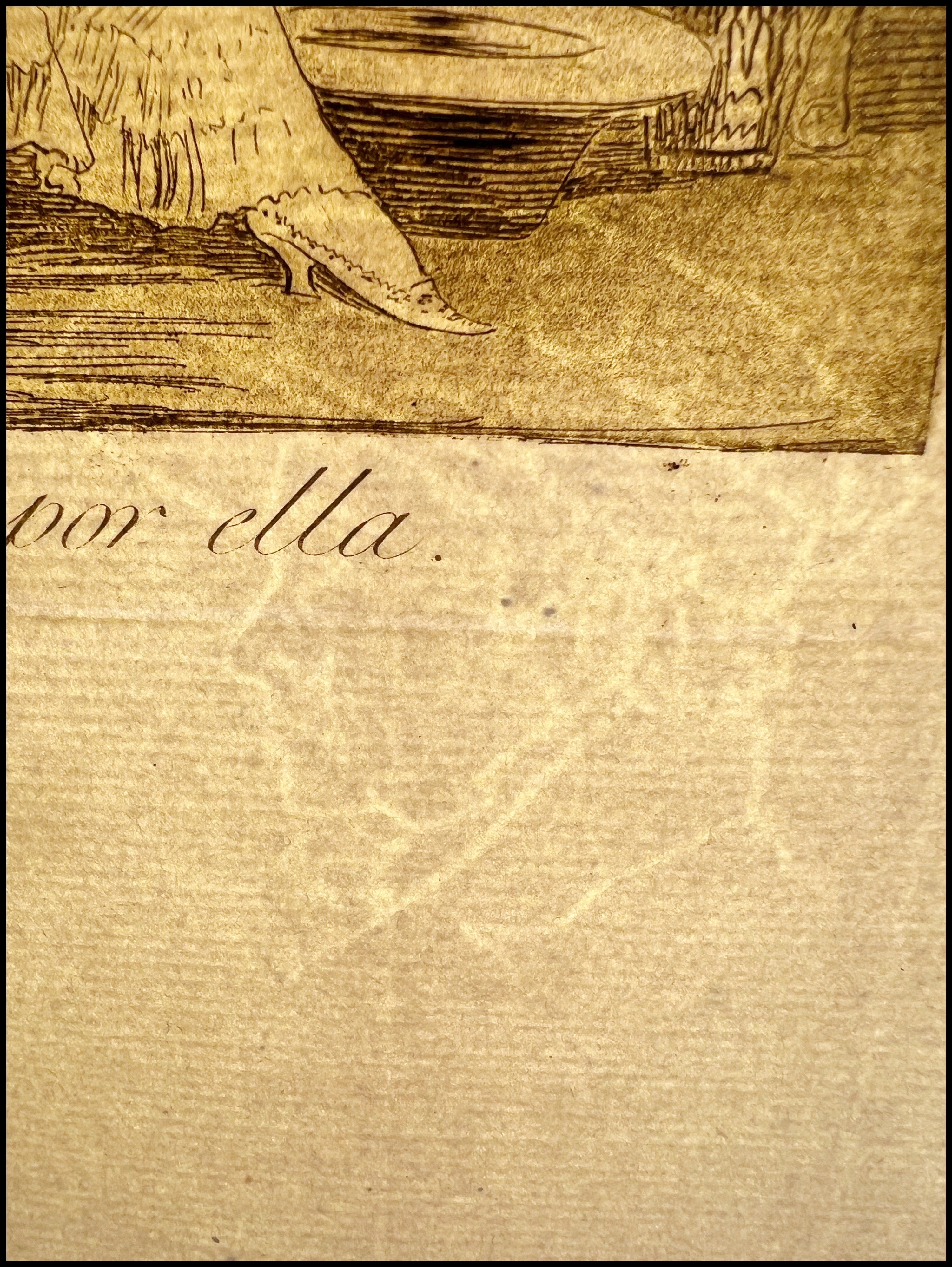 FRANCISCO DE GOYA - RUEGA POR ELLA - (LOS CAPRICHOS, Nº 31) - 1918