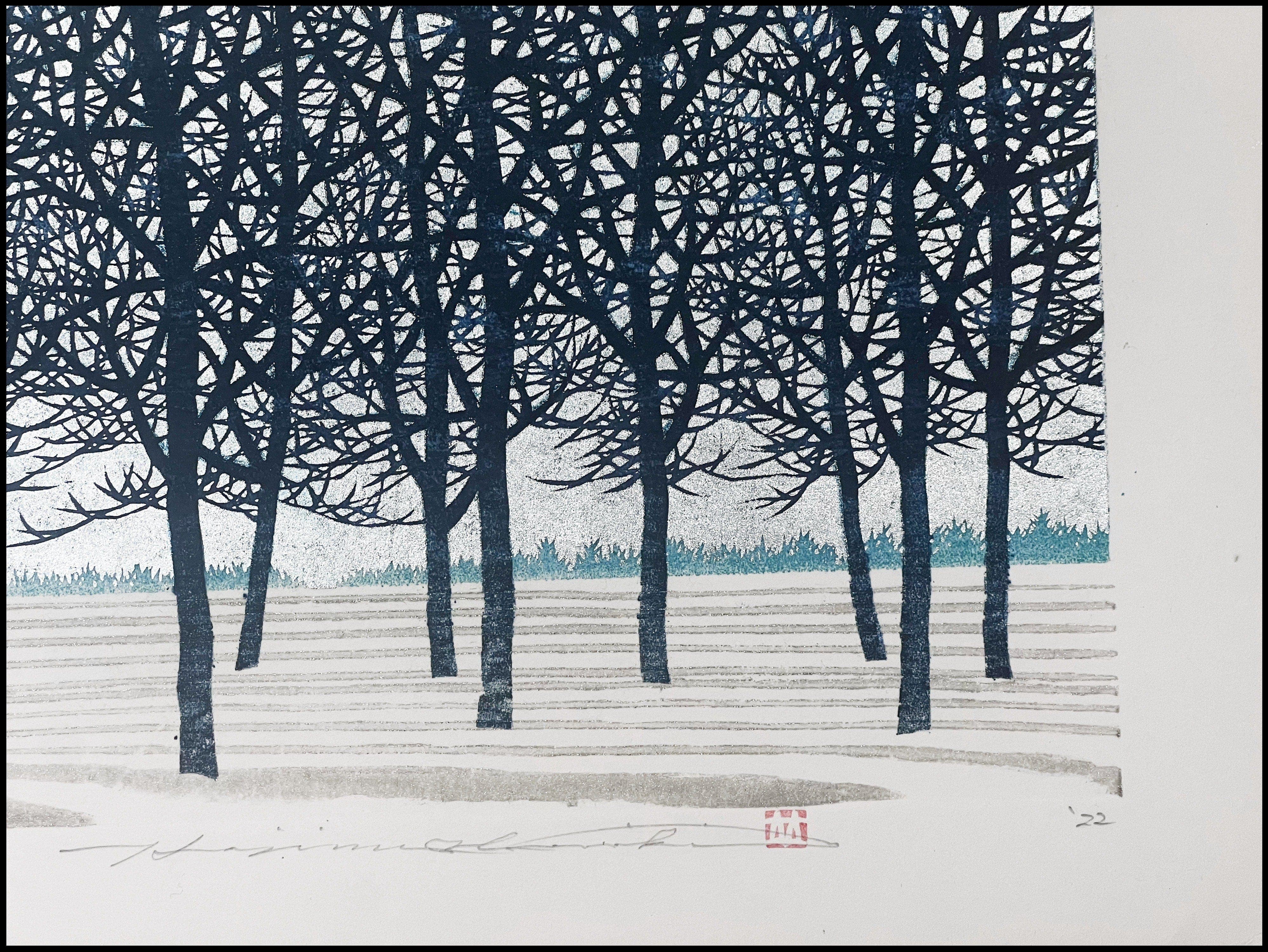 HAJIME NAMIKI - TREE SCENE 157 (XILOGRAFÍA) - 2022