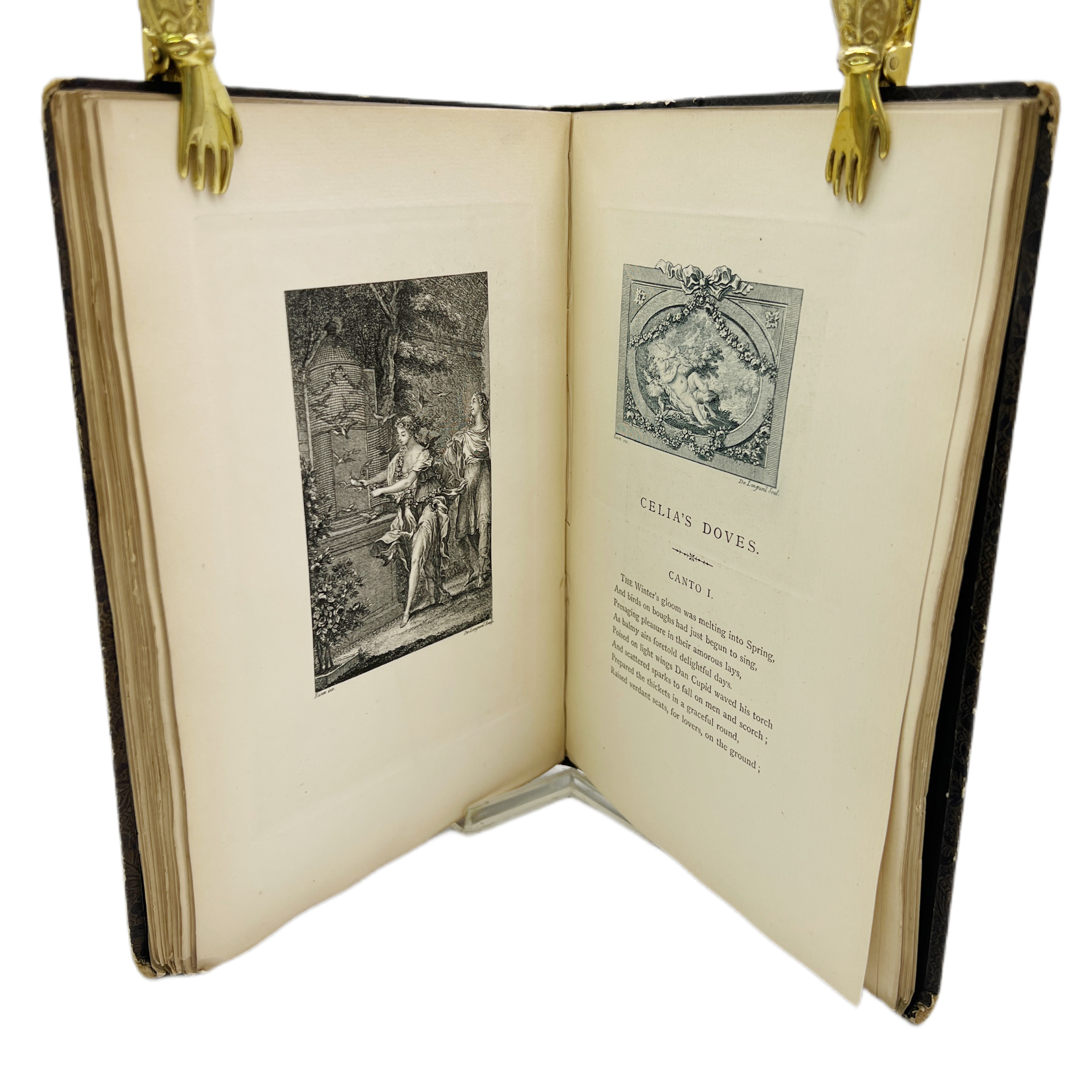 MARQUIS DE PEZAY / DORAT - DELIA BATHING AND CELIA'S LOVE