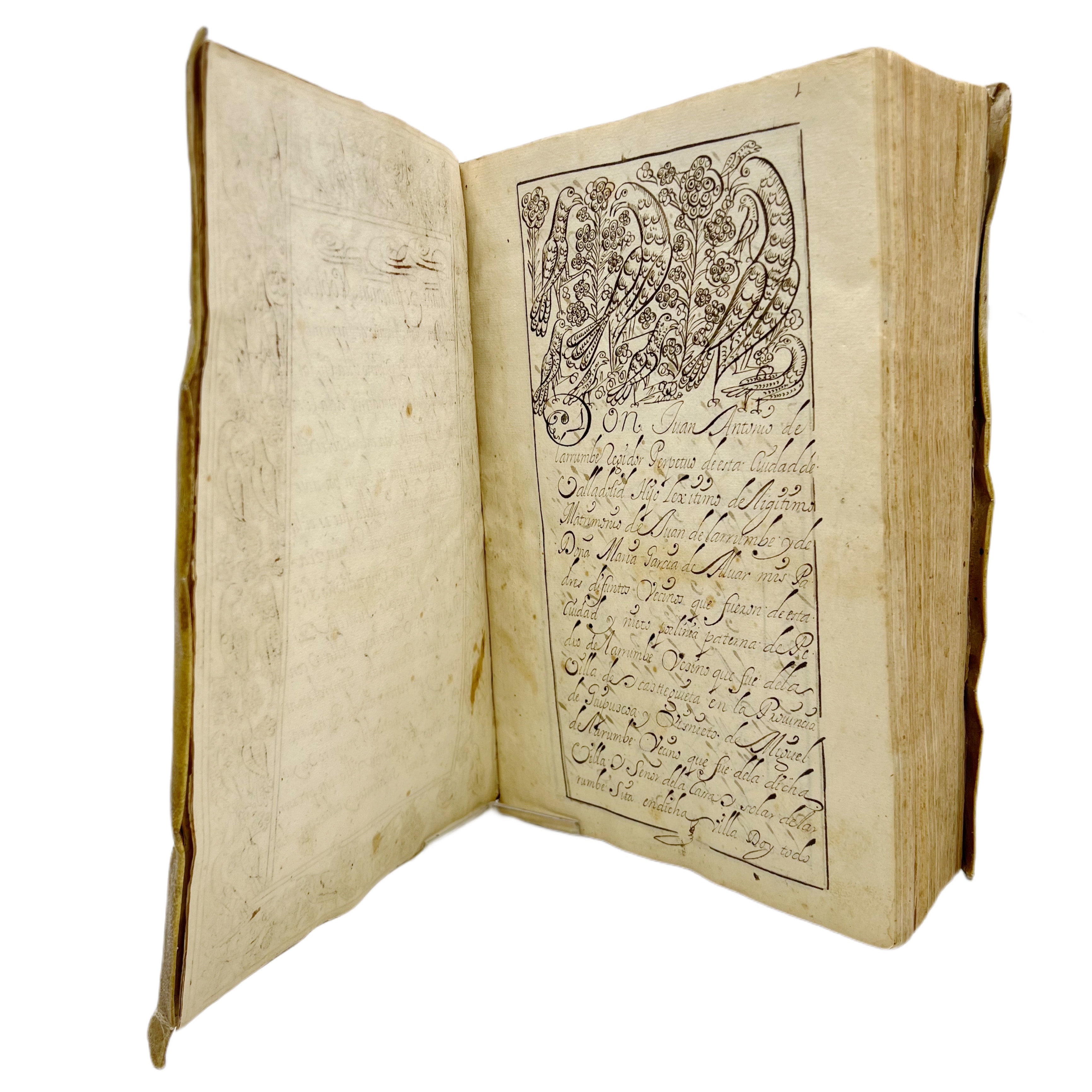 JUAN ANTONIO DE LARRUMBE - AUTOS DE FILIACION - 1682