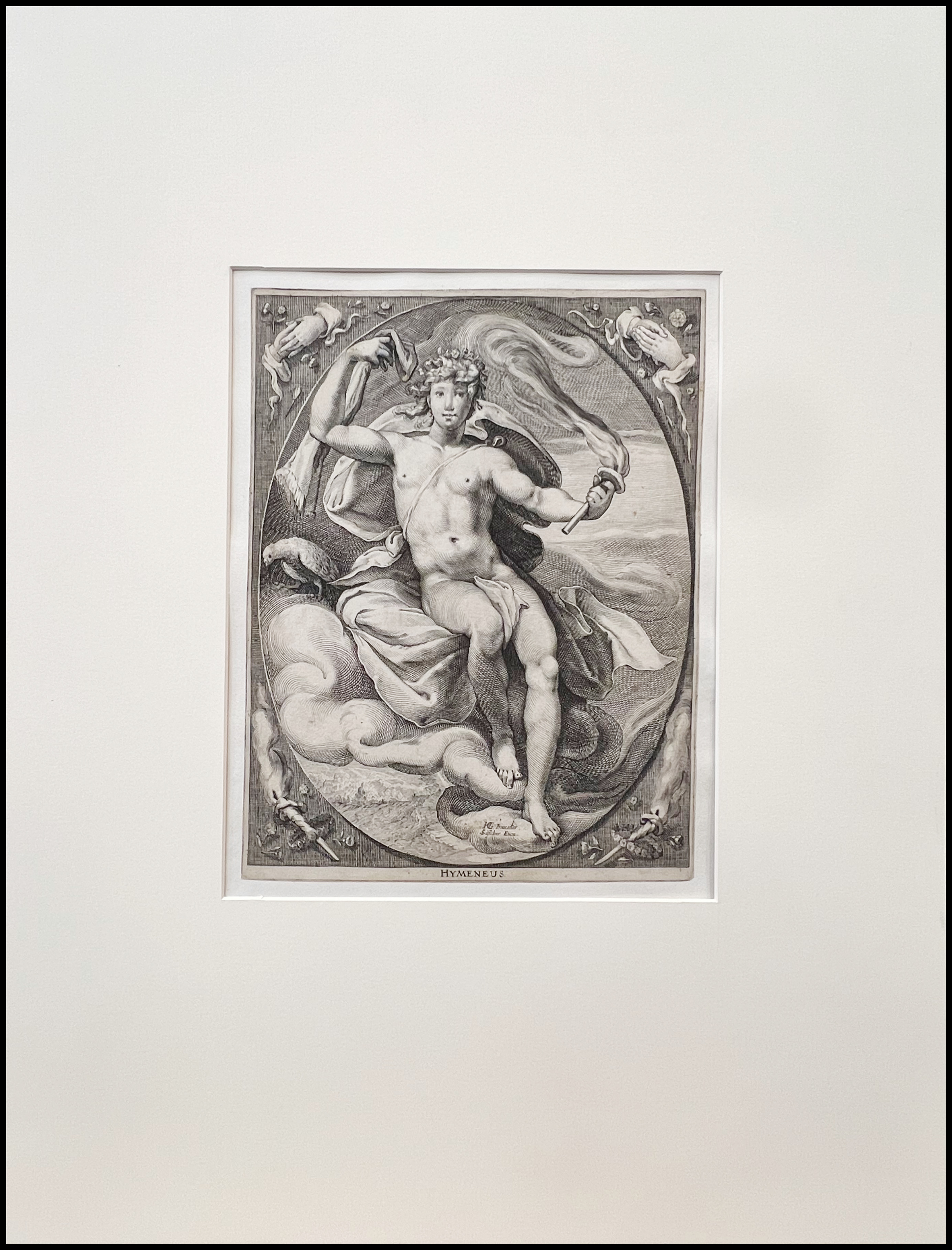 CLAES JANSZ VISSCHER - HYMENEUS, DIOS DEL MATRIMONIO - 1600