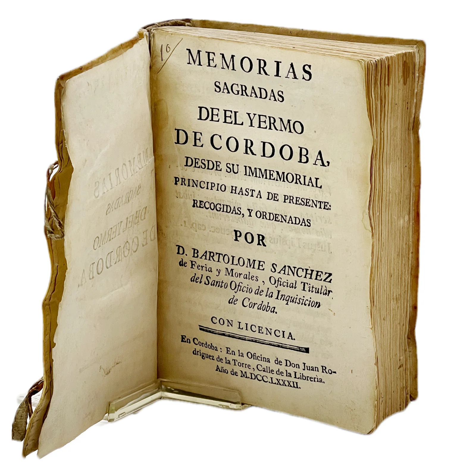 BARTOLOME SANCHEZ - YERMO DE CÓRDOBA (1ª EDICIÓN) - 1782